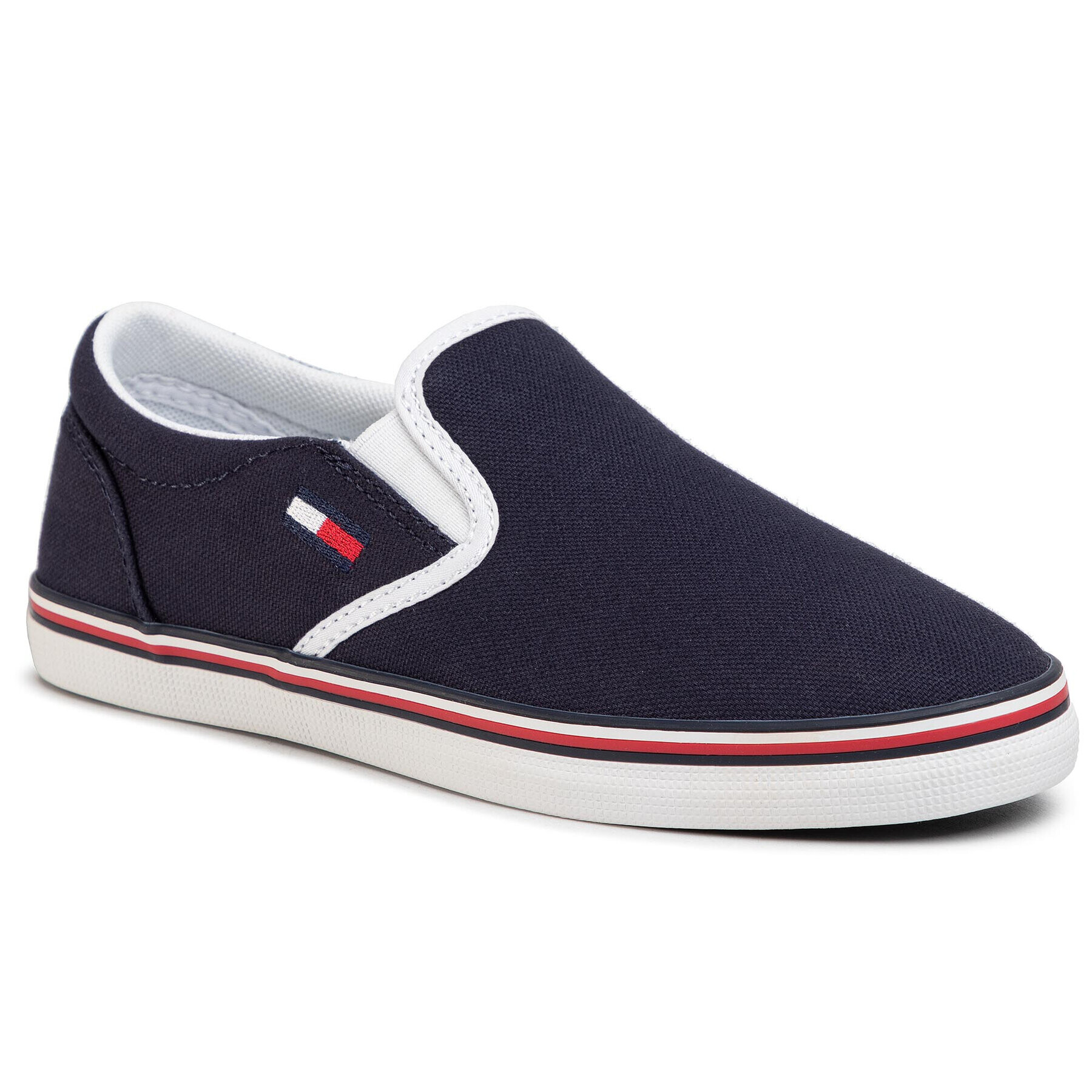 Tommy Jeans Teniszcipő Essential Slip On Sneaker EN0EN00782 Sötétkék - Pepit.hu