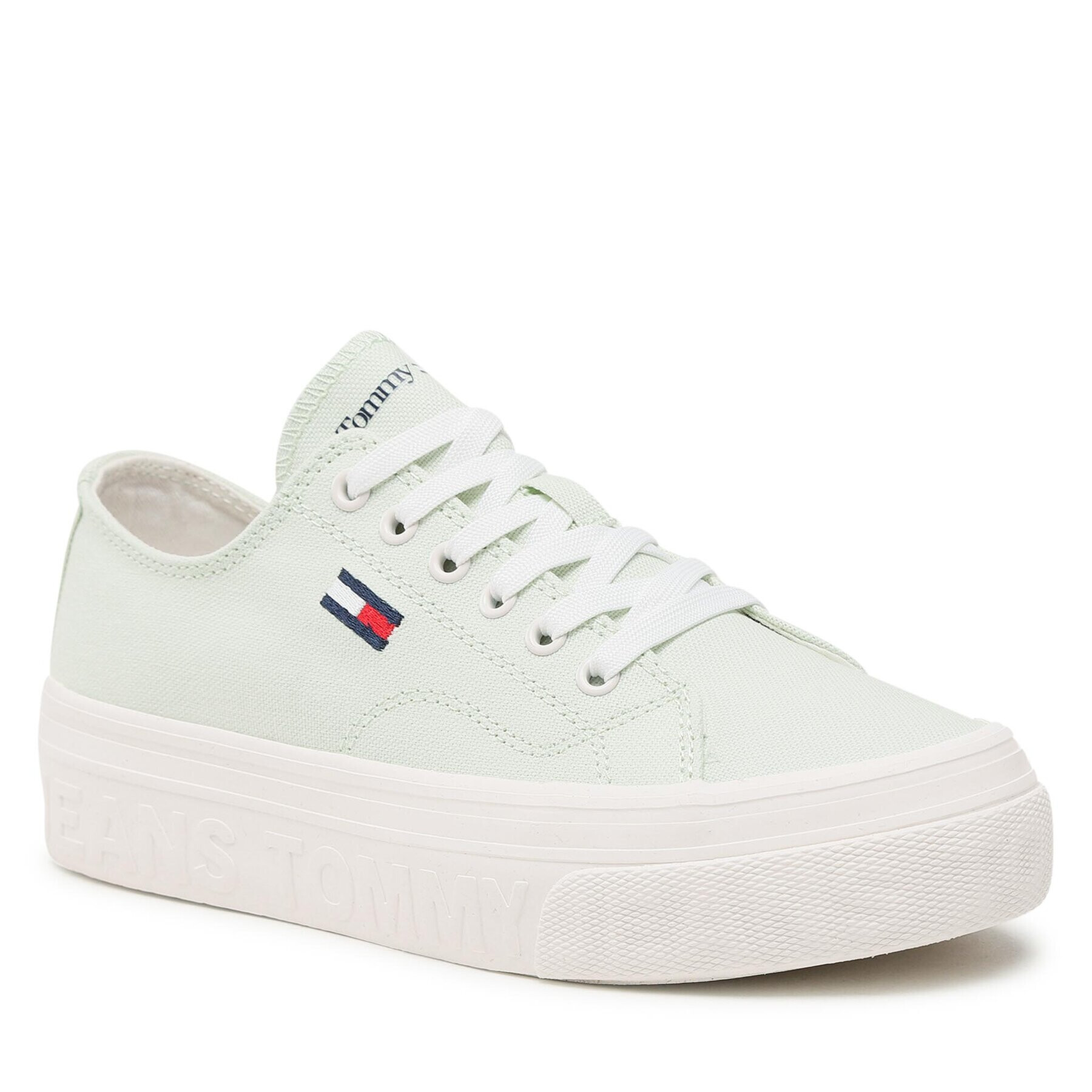 Tommy Jeans Teniszcipő Flatform EN0EN02173 Zöld - Pepit.hu