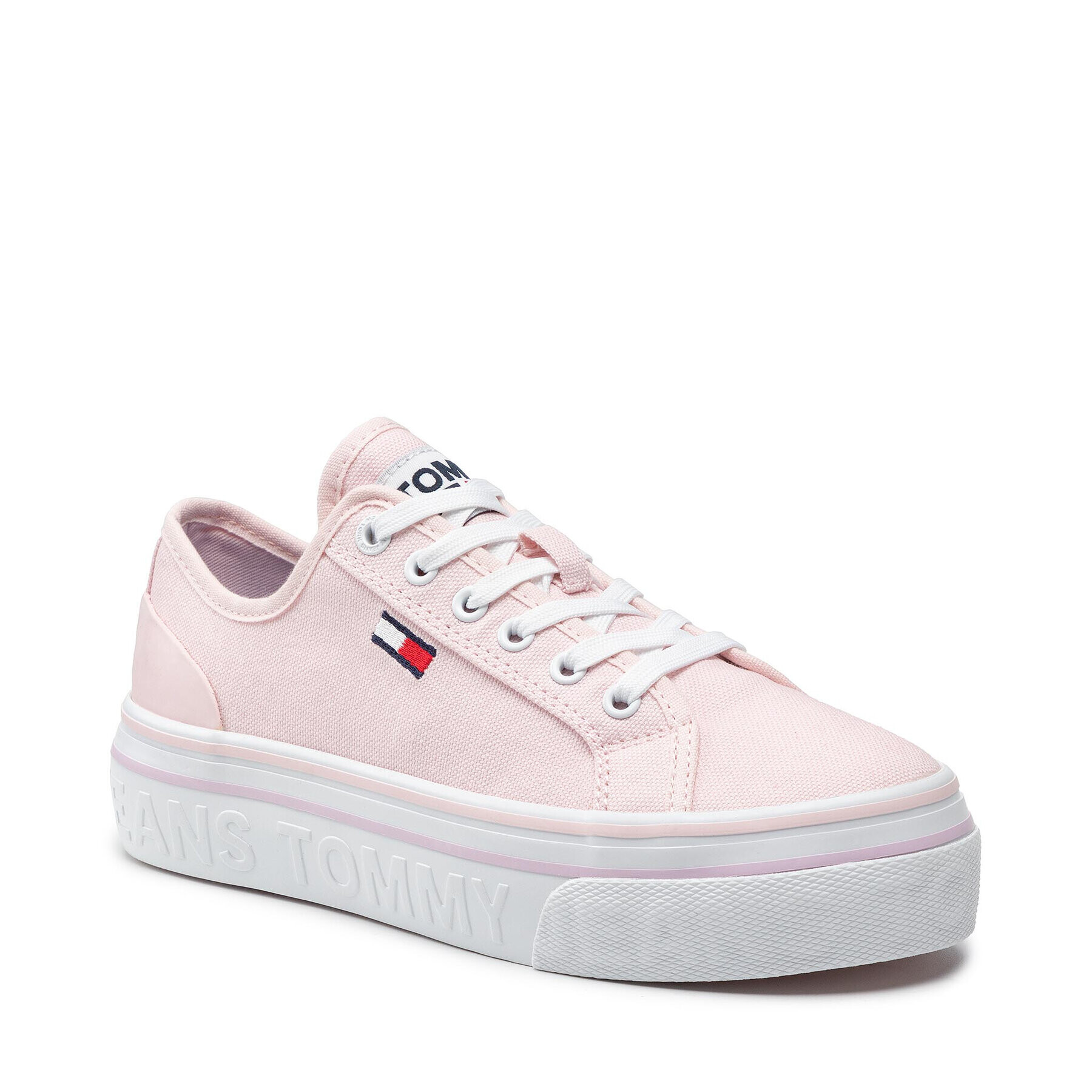 Tommy Jeans Teniszcipő Flatform Vulc EN0EN01423 Rózsaszín - Pepit.hu