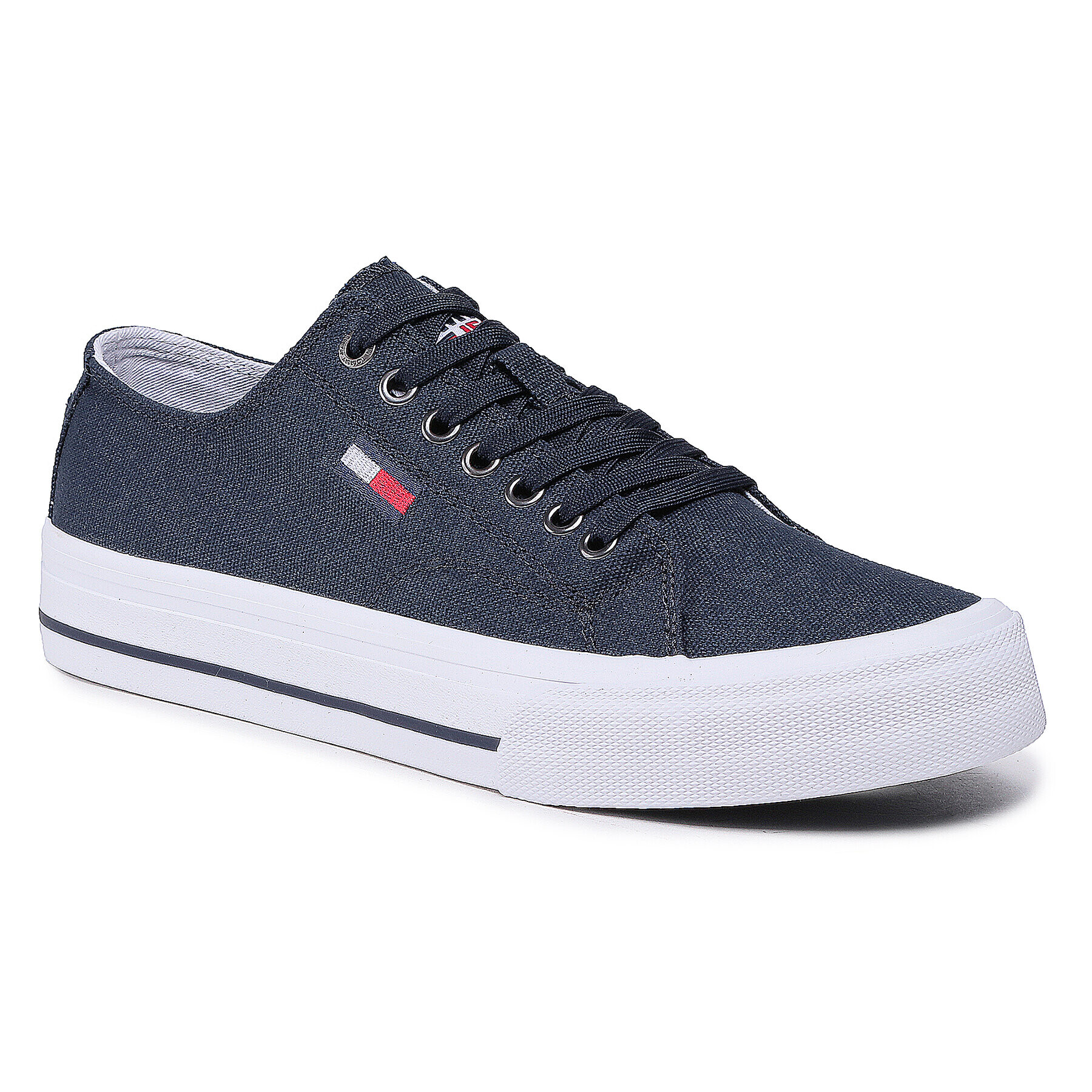 Tommy Jeans Teniszcipő Long Lace Up Vulc EM0EM00659 Sötétkék - Pepit.hu