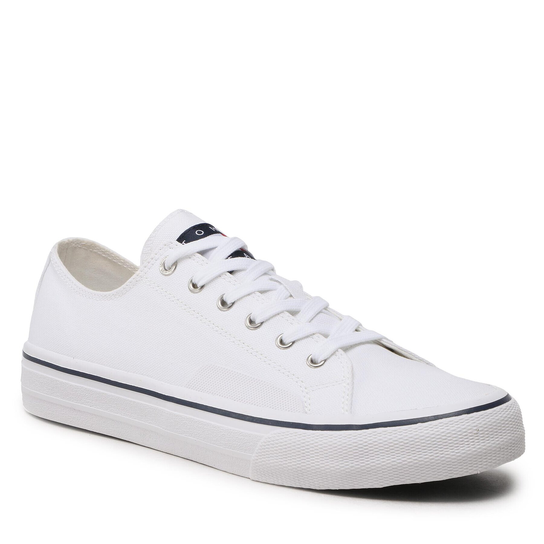 Tommy Jeans Teniszcipő Skate Canvas Ess EM0EM01175 Fehér - Pepit.hu