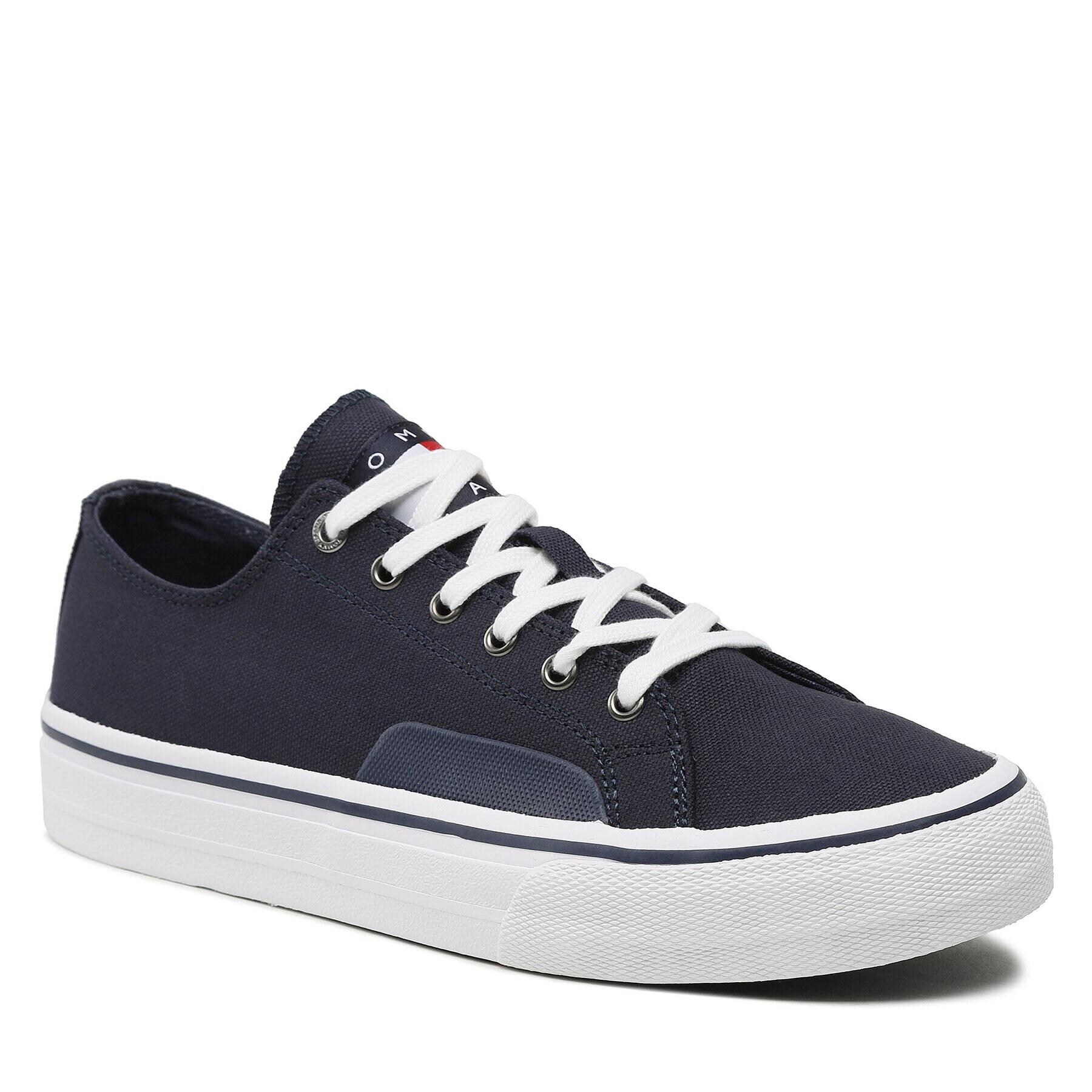 Tommy Jeans Teniszcipő Skate Canvas Ess EM0EM01175 Sötétkék - Pepit.hu