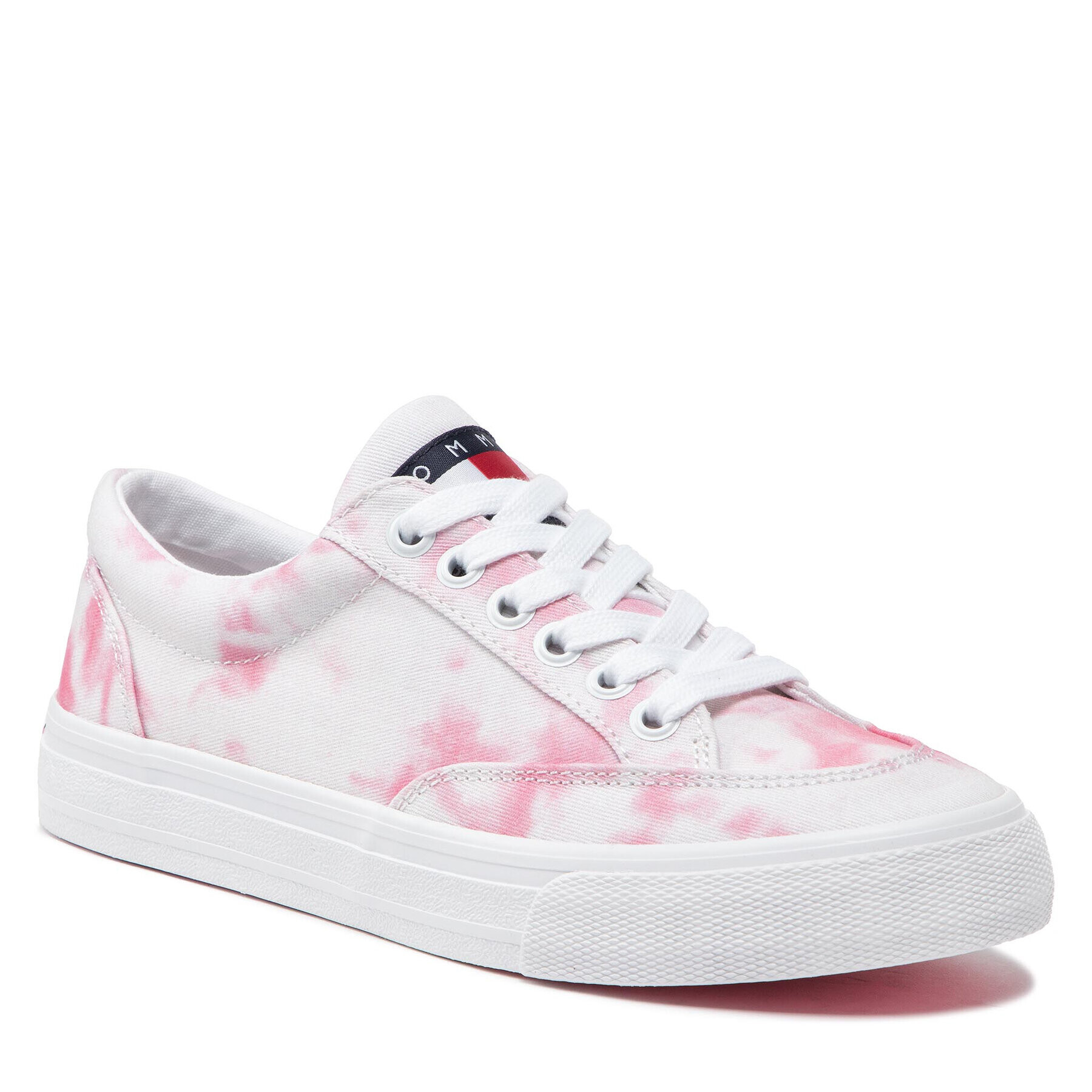 Tommy Jeans Tornacipő Bloom Print Low Cut EN0EN01872 Fehér - Pepit.hu