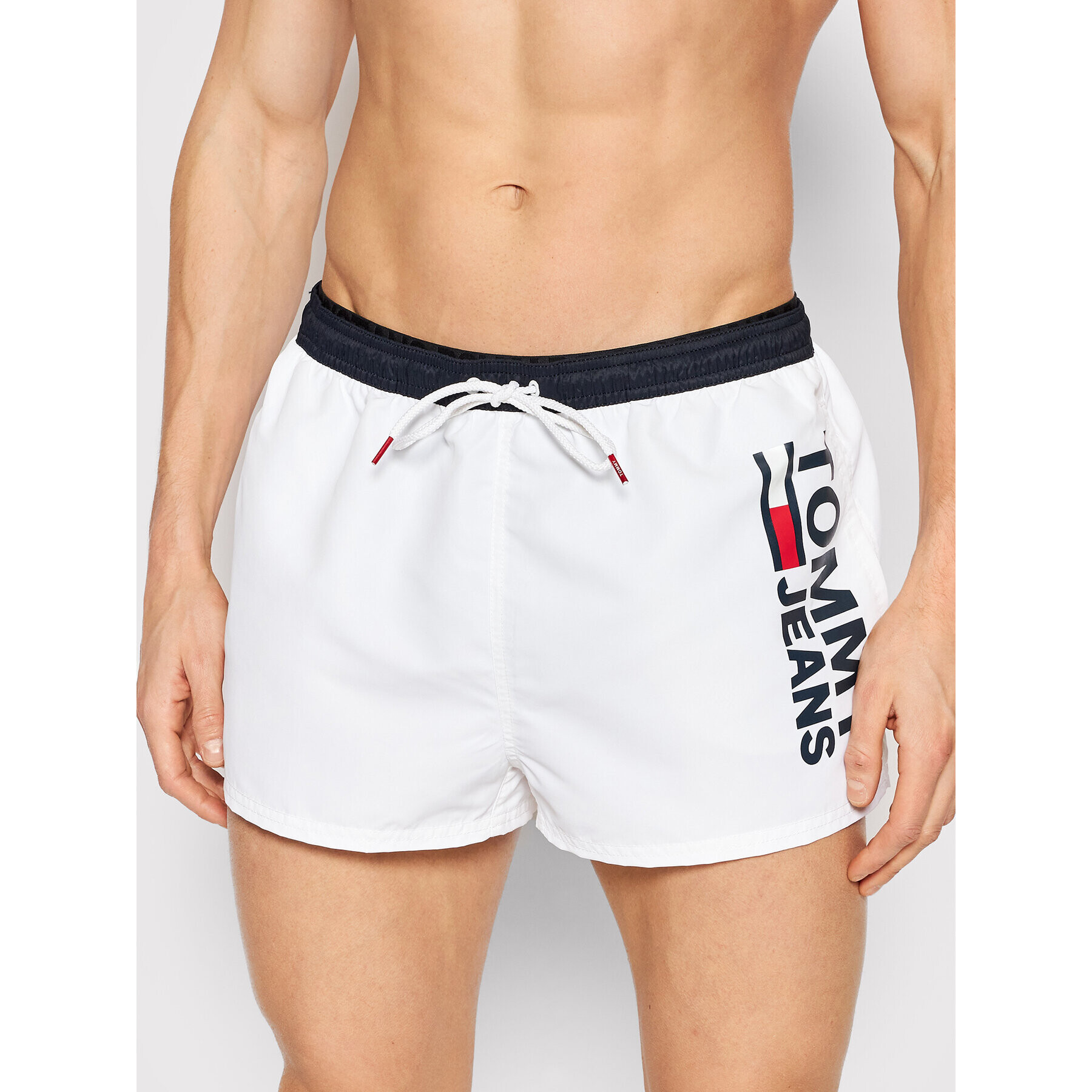 Tommy Jeans Úszónadrág Drawstring UM0UM02491 Fehér Regular Fit - Pepit.hu