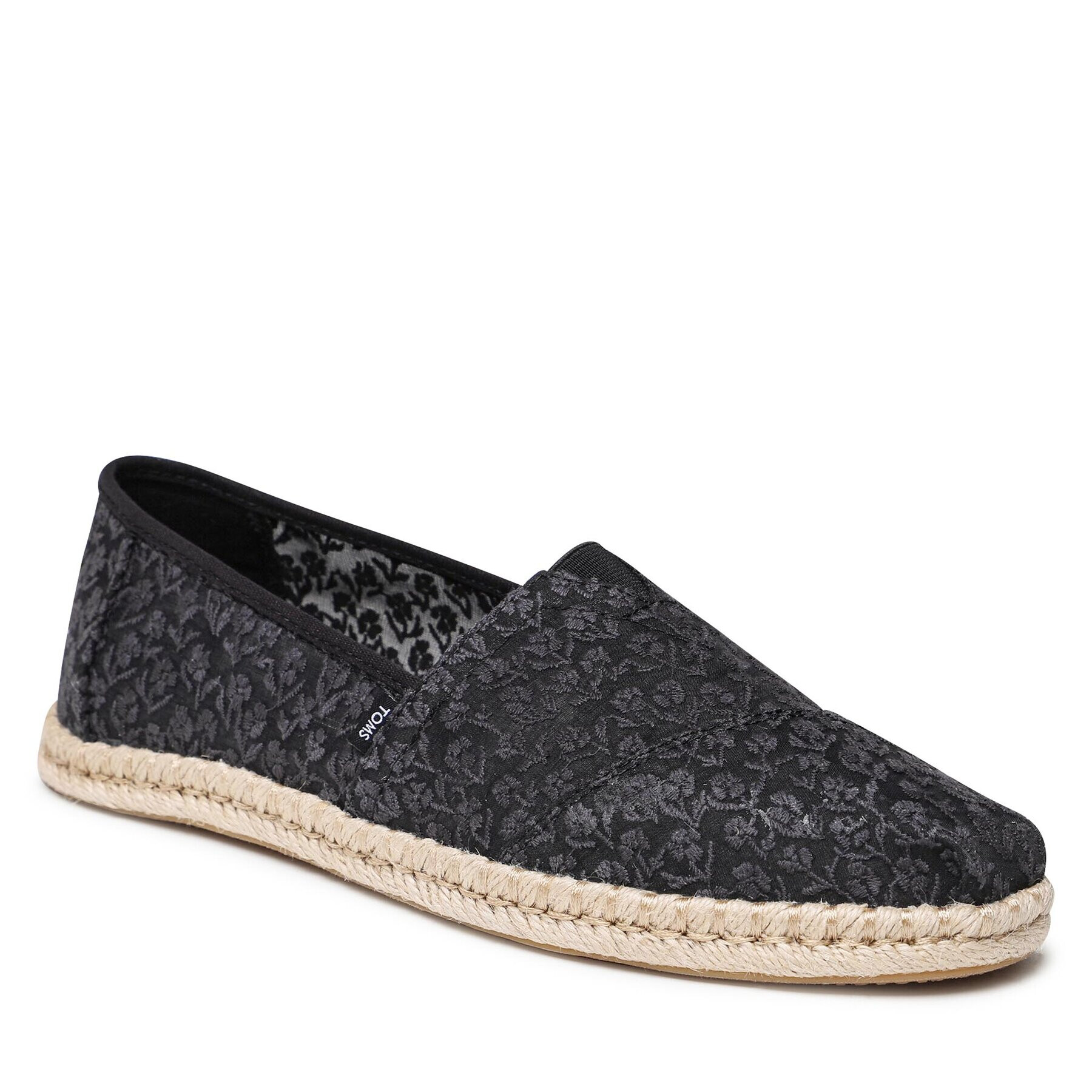 Toms Espadrilles Alpargata Rope 10019904 Fekete - Pepit.hu