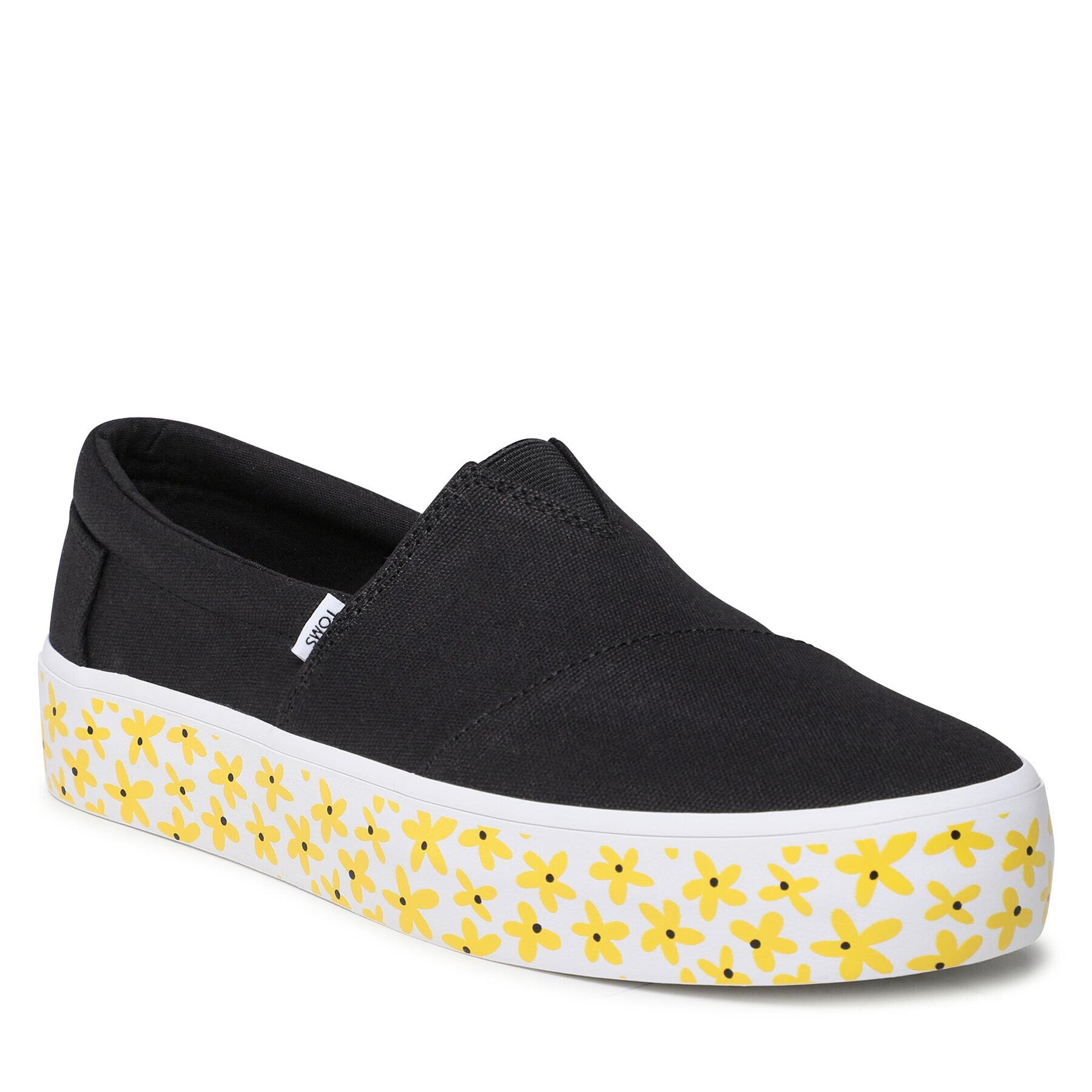 Toms Teniszcipő Alp Fenix Platform Slip On 10049813 Fekete - Pepit.hu