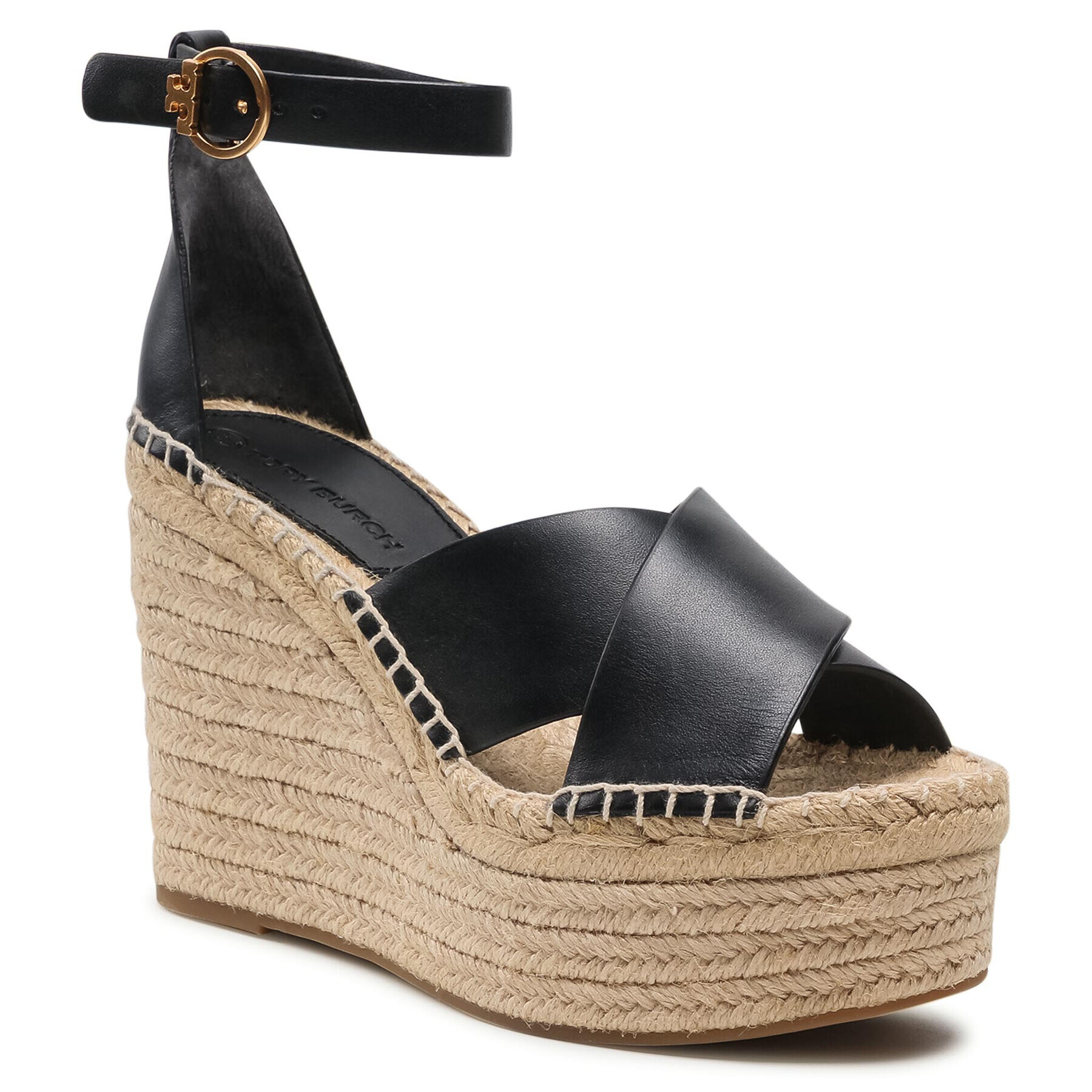 Tory Burch Espadrilles Selby 63522 Fekete - Pepit.hu