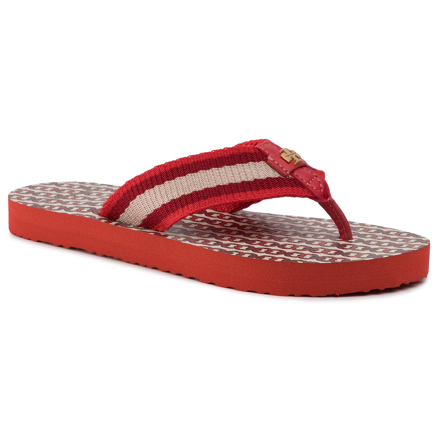 Tory Burch Flip-flops Gemini Link Thin Flip Flop 61715 Piros - Pepit.hu