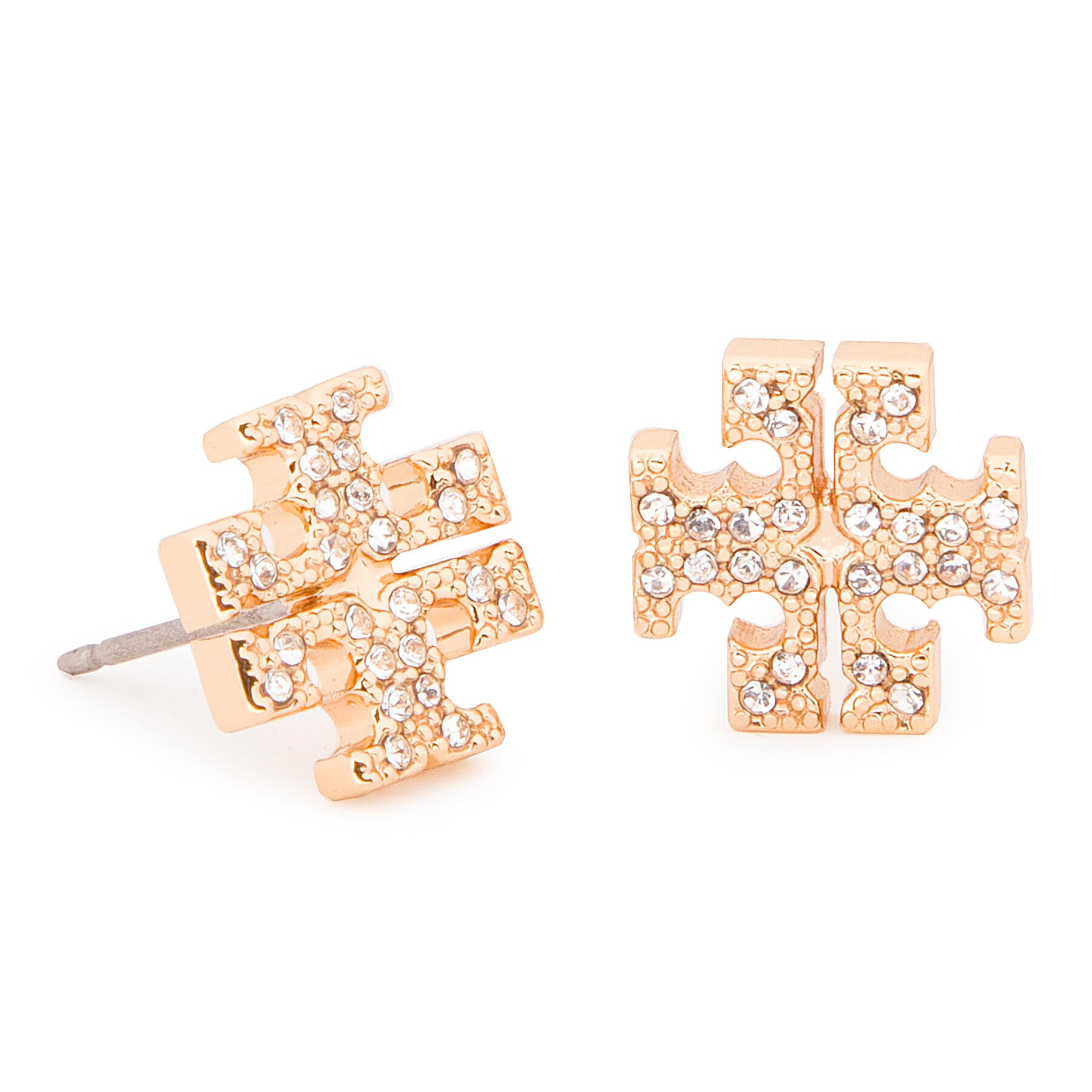 Tory Burch Fülbevaló Crystal Logo Stud Earring 53423 Arany - Pepit.hu