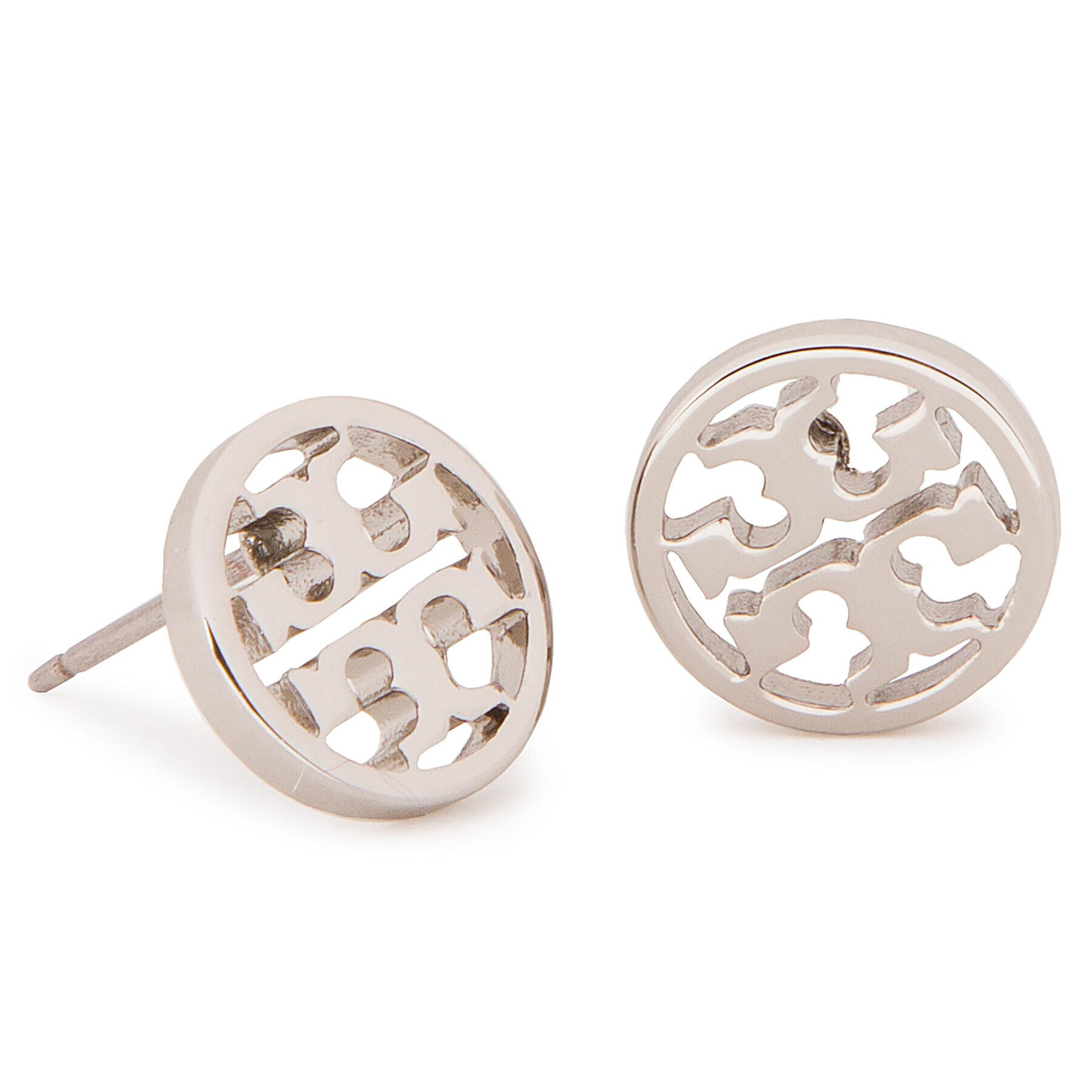 Tory Burch Fülbevaló Logo Circle Stud Earring 11165518 Ezüst - Pepit.hu