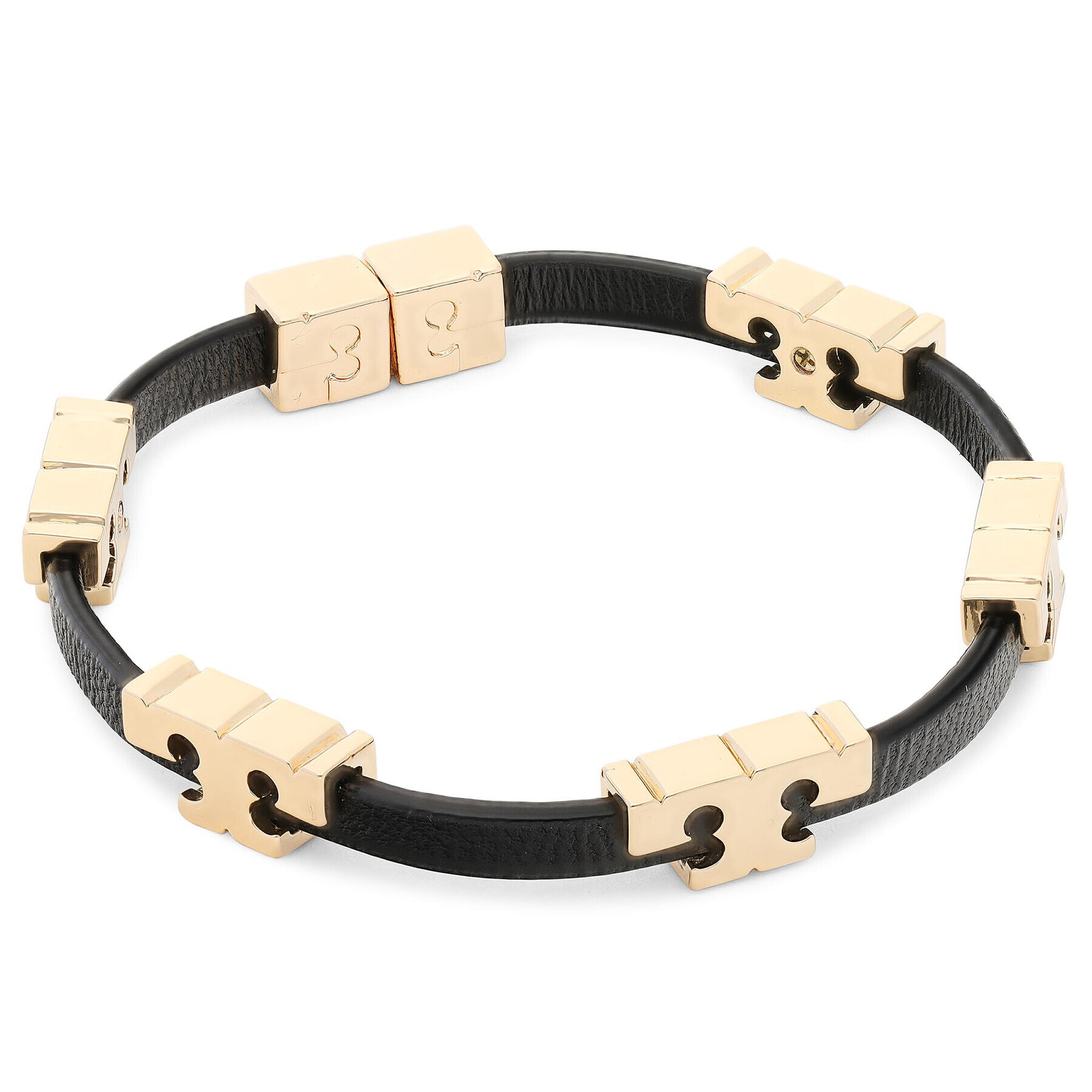 Tory Burch Karkötő Serif-T Stackable Bracelet 80706 Fekete - Pepit.hu