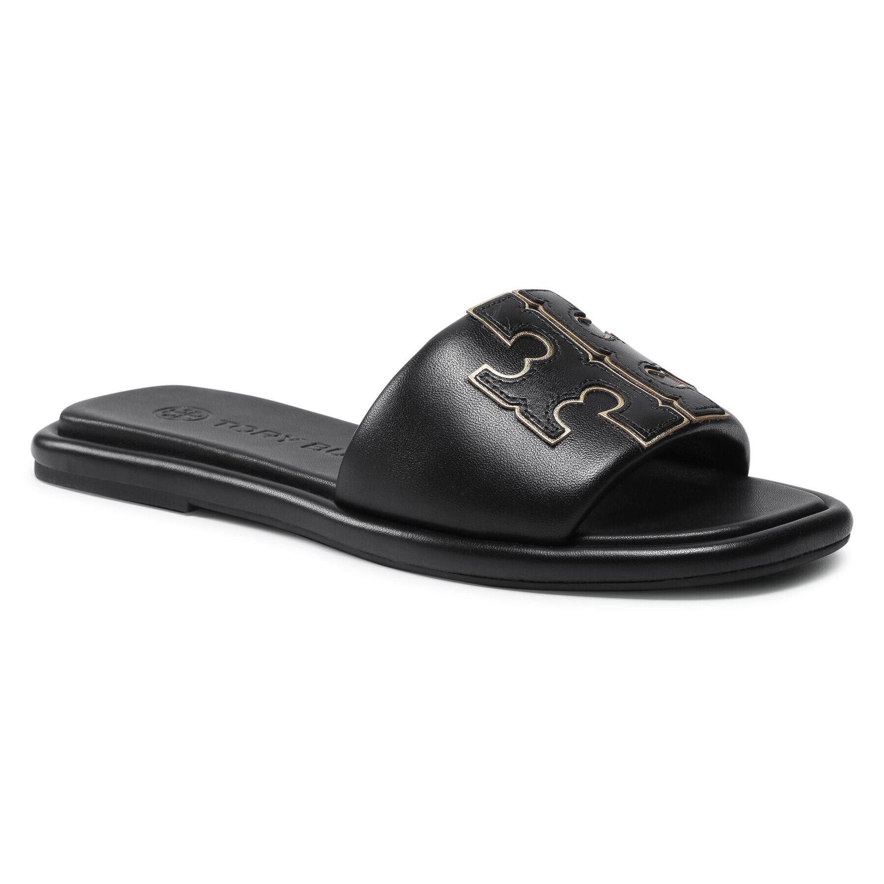 Tory Burch Papucs Doublet Sport Slide 79985 Fekete - Pepit.hu