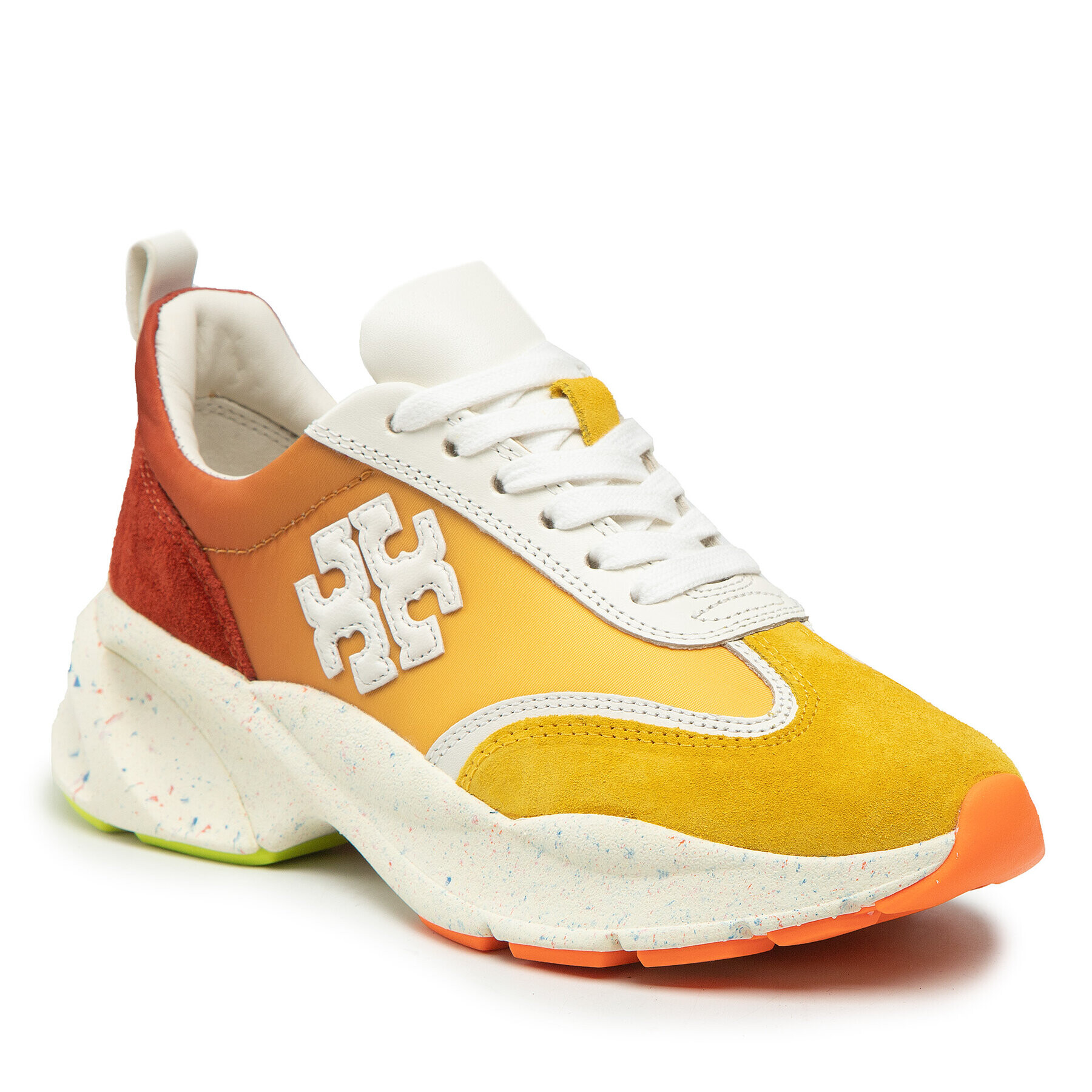 Tory Burch Sportcipő Good Luck Trainer 83833 Sárga - Pepit.hu