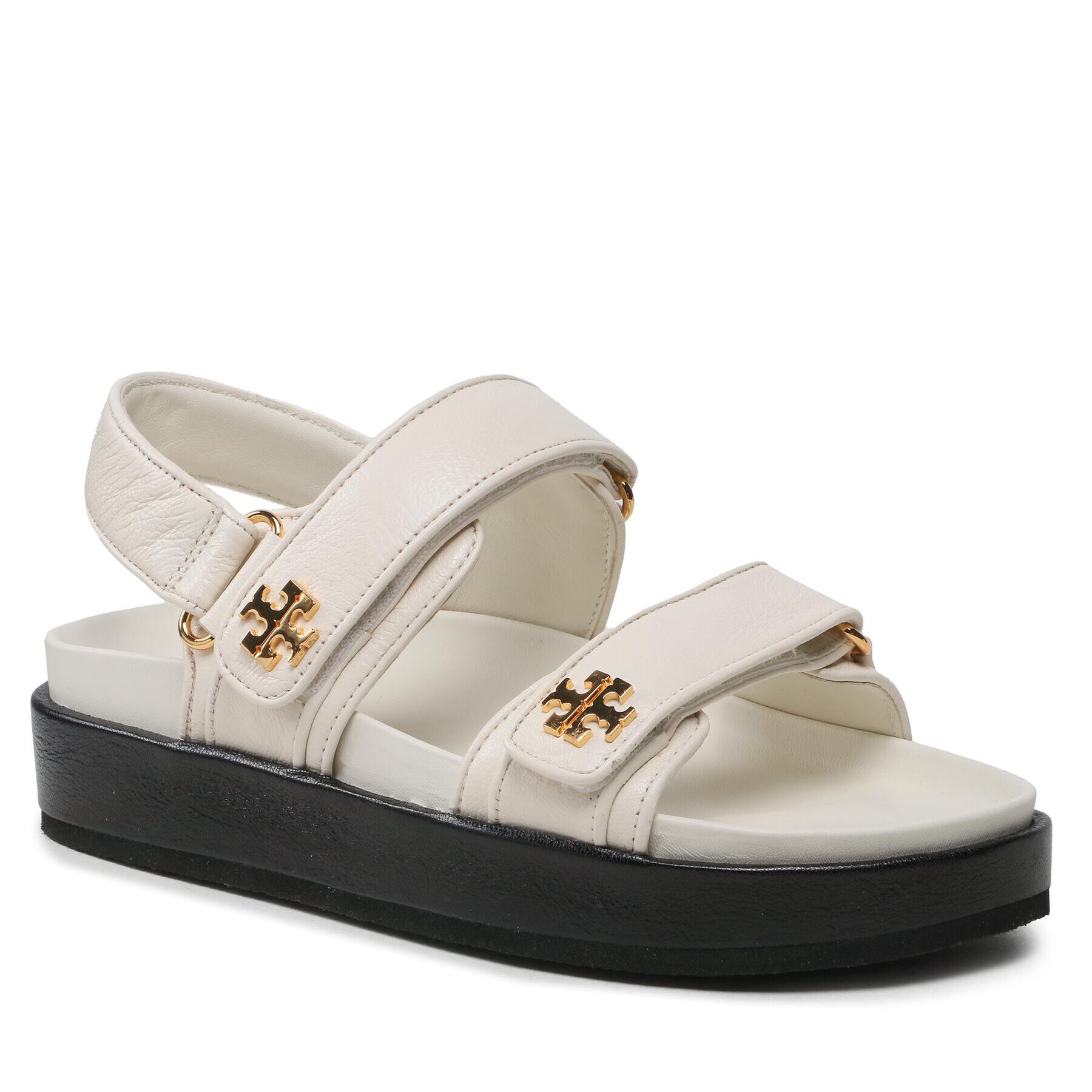 Tory Burch Szandál Kira Sport Sandal Calf Leather 144328 Ekru - Pepit.hu