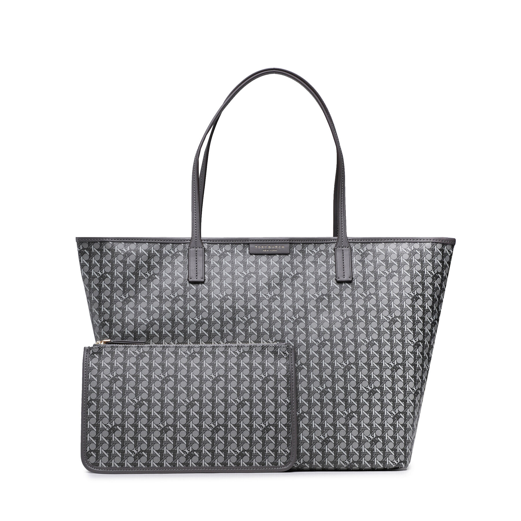 Tory Burch Táska Basketweave Tote 145634 Szürke - Pepit.hu