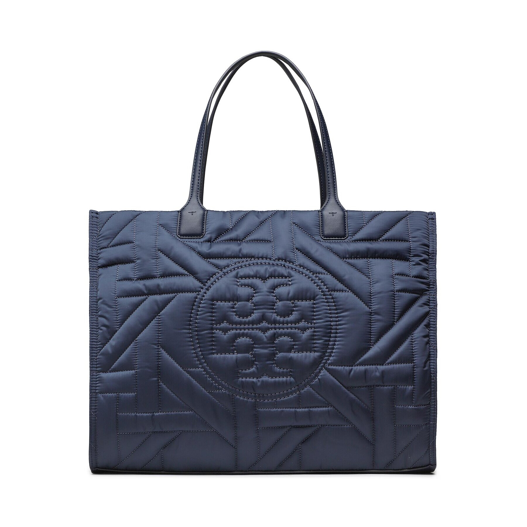 Tory Burch Táska Ella Basketweave Tote 140700 Sötétkék - Pepit.hu