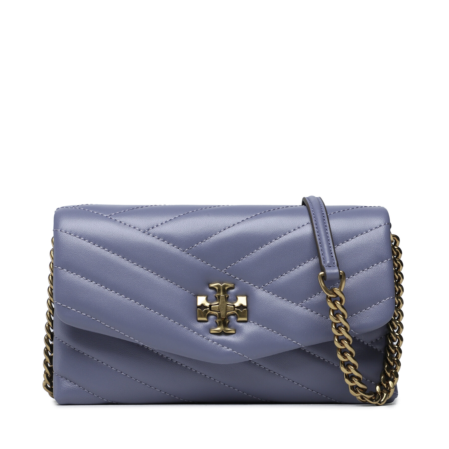 Tory Burch Táska Kira Chevron Chain Wallet 90343 Lila - Pepit.hu