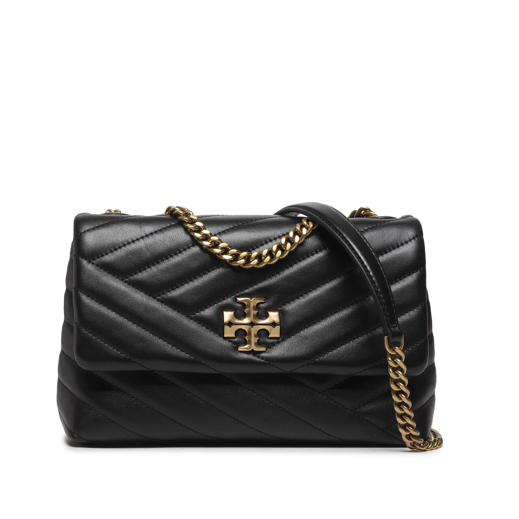 Tory Burch Táska Kira Chevron Small Convertible 90452 Fekete - Pepit.hu