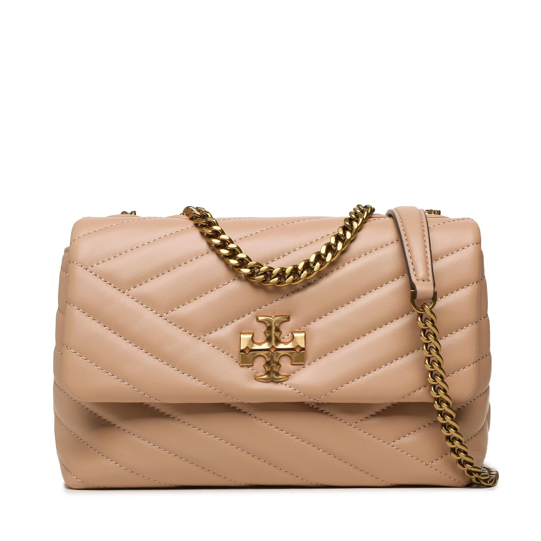 Tory Burch Táska Kira Chevron Small Convertible Shoulder Bag 90452 Rózsaszín - Pepit.hu