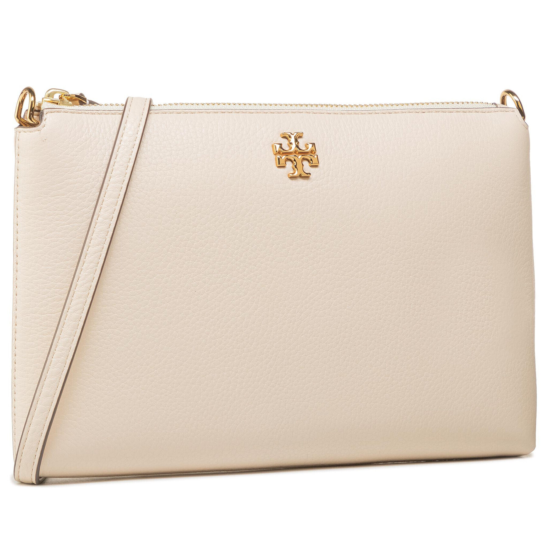 Tory Burch Táska Kira Pabbled Top-Zip Crossbody 61385 Bézs - Pepit.hu