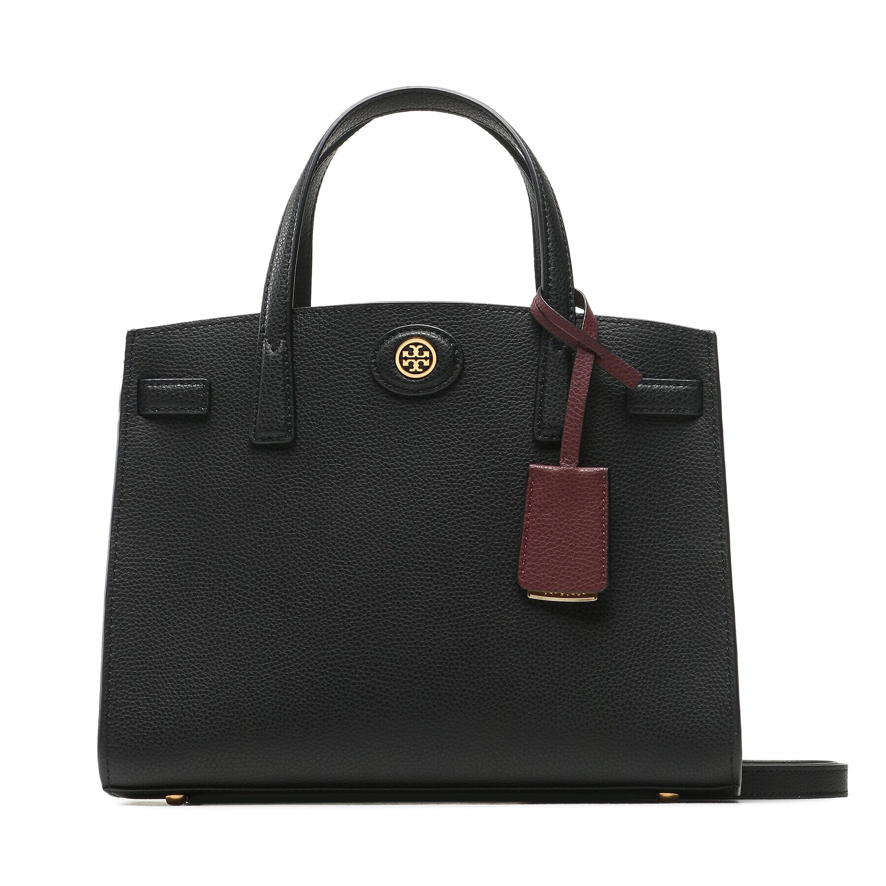 Tory Burch Táska Small Robinson Satchel 143194 Fekete - Pepit.hu