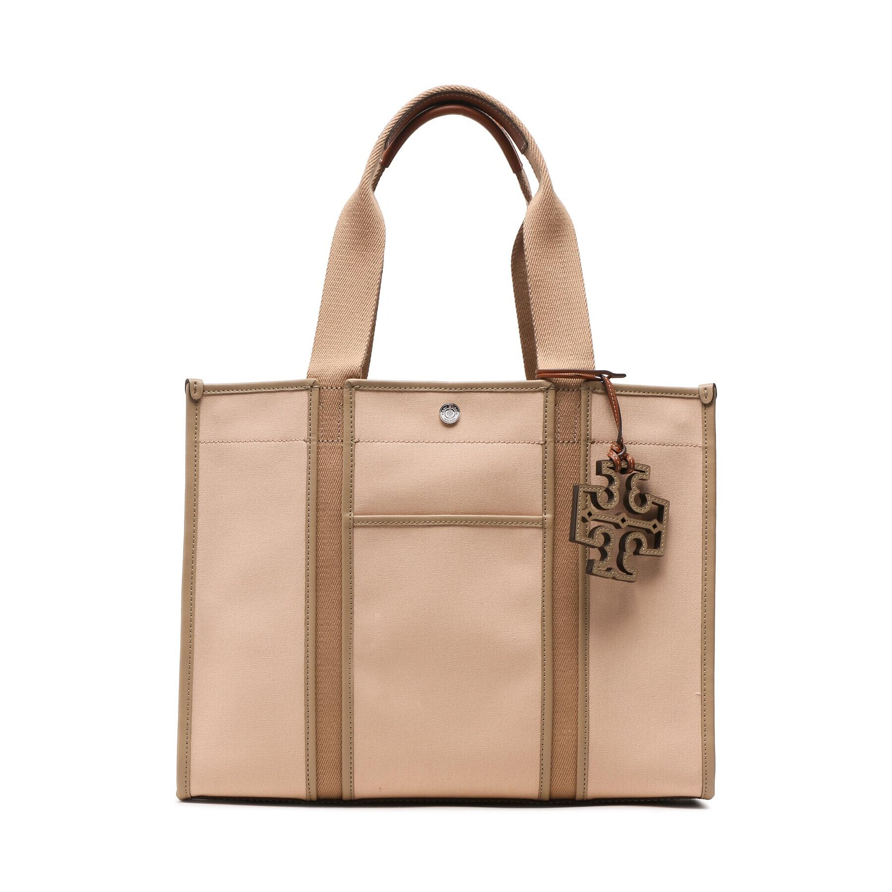 Tory Burch Táska Twill Tory Tote 140598 Bézs - Pepit.hu