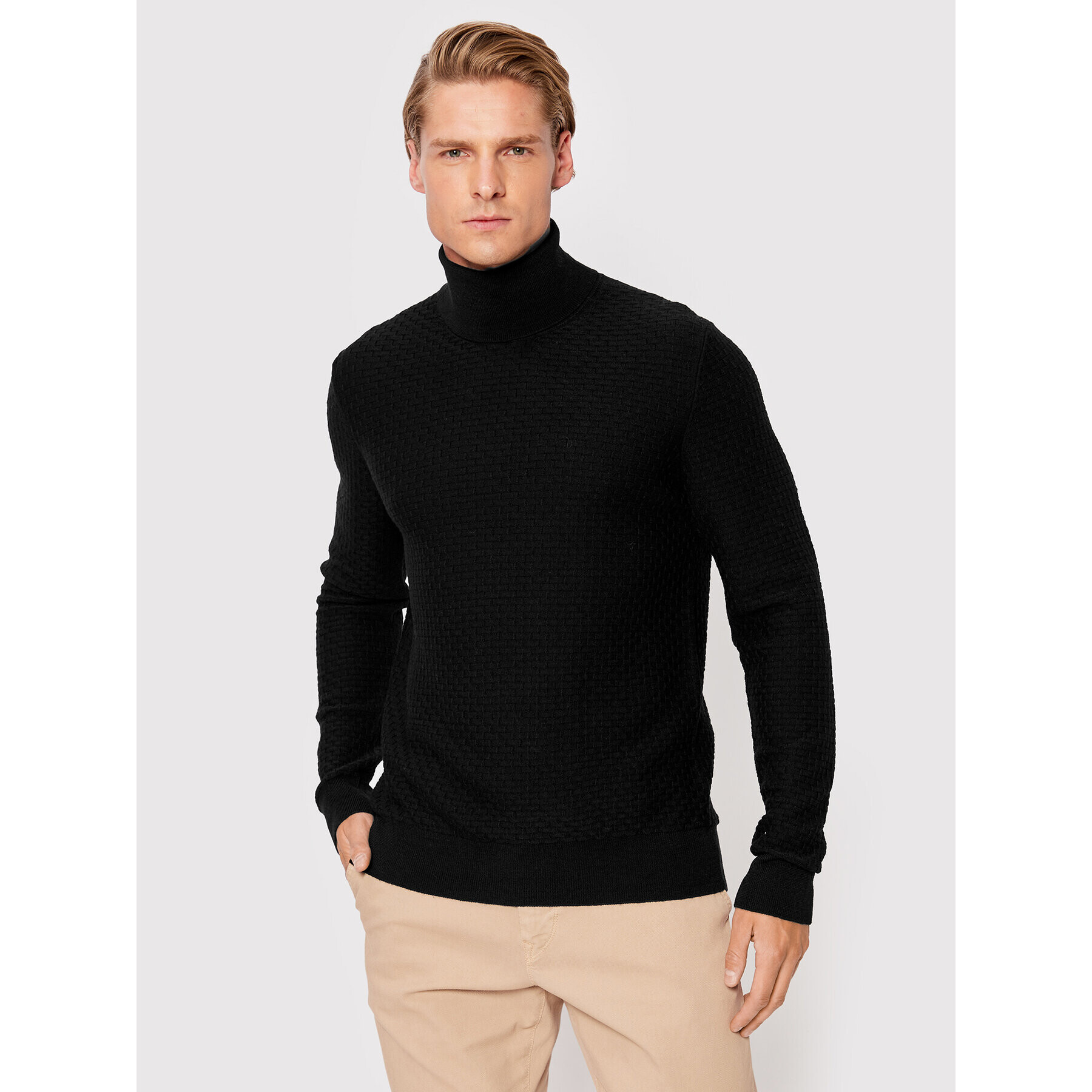 Trussardi Garbó 52M00643 Fekete Regular Fit - Pepit.hu