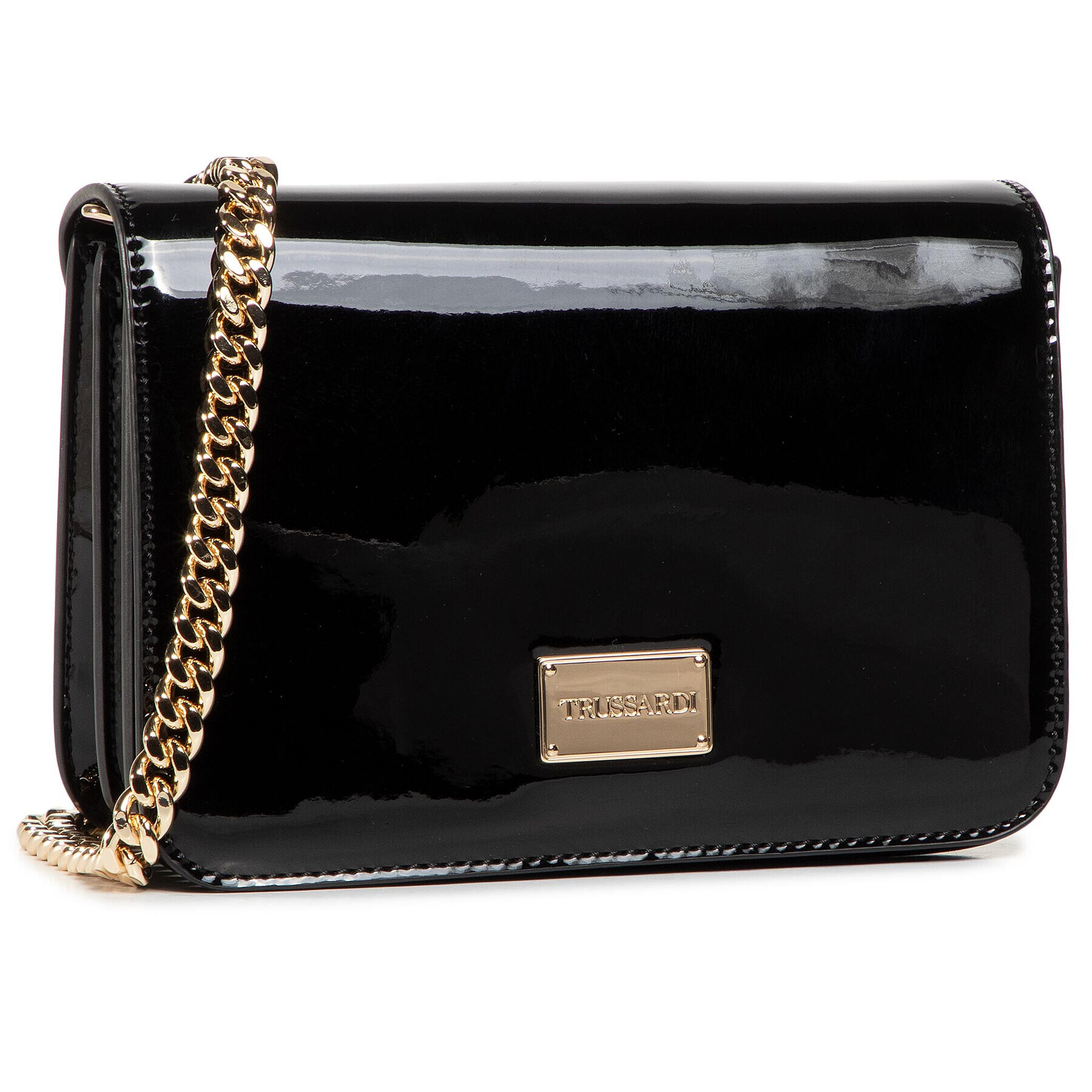 Trussardi Jeans Táska Clutch 2 Gusset 75B01077 Fekete - Pepit.hu