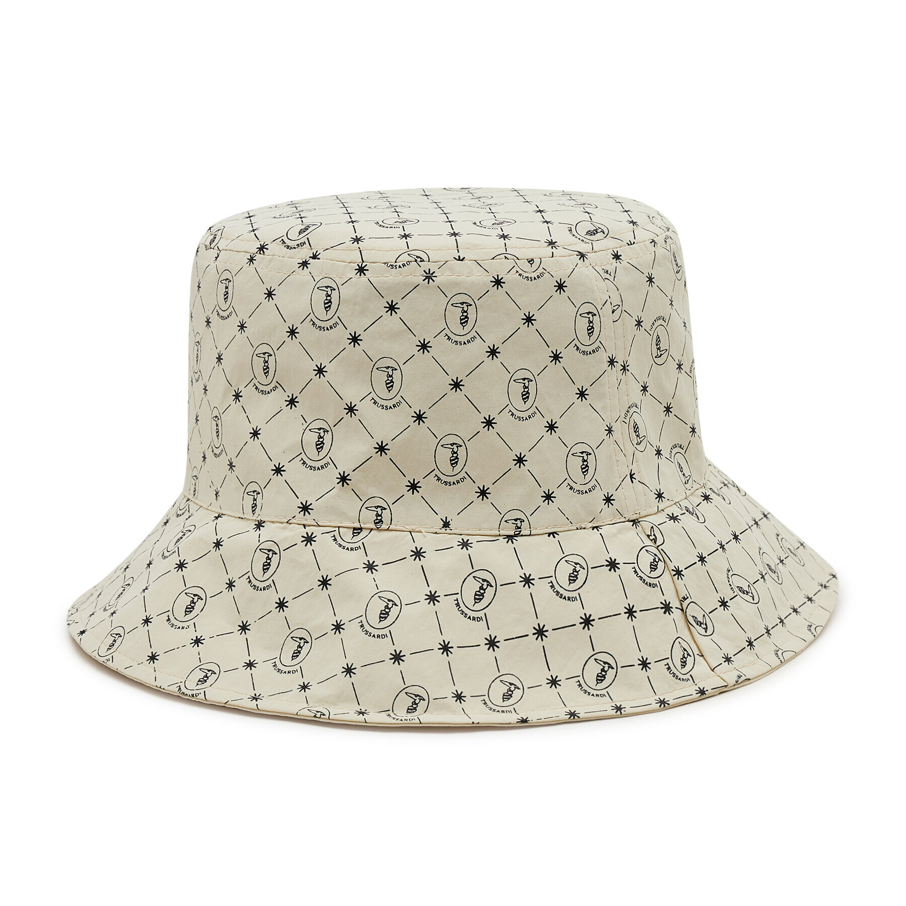 Trussardi Kalap Bucket Hat Nylon Monogram 59Z00318 Bézs - Pepit.hu