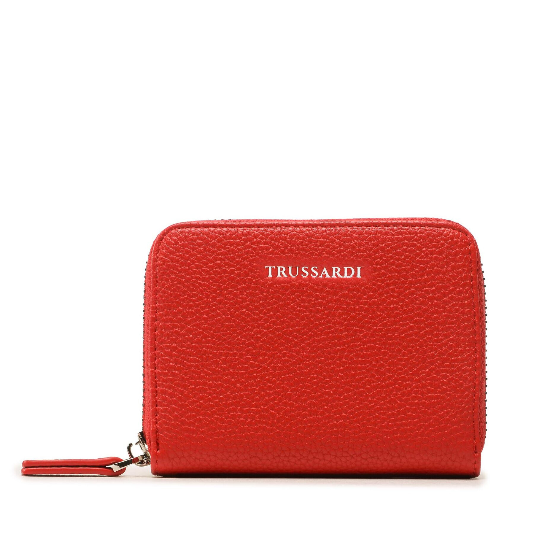 Trussardi Kis női pénztárca Nadir Zip Around Sm 75W00410 Piros - Pepit.hu