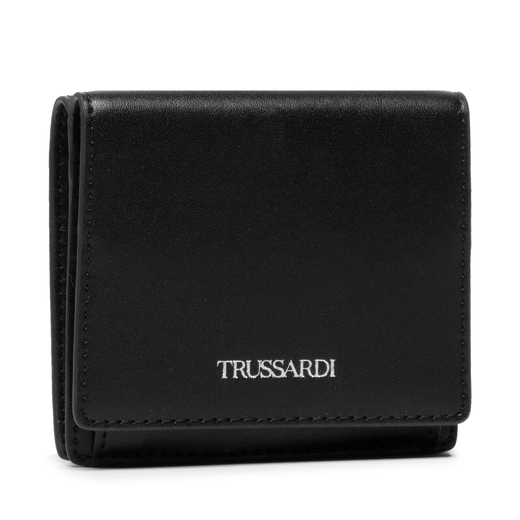 Trussardi Kisméretű férfi pénztárca Wallet Coin Pocket 71W00168 Fekete - Pepit.hu