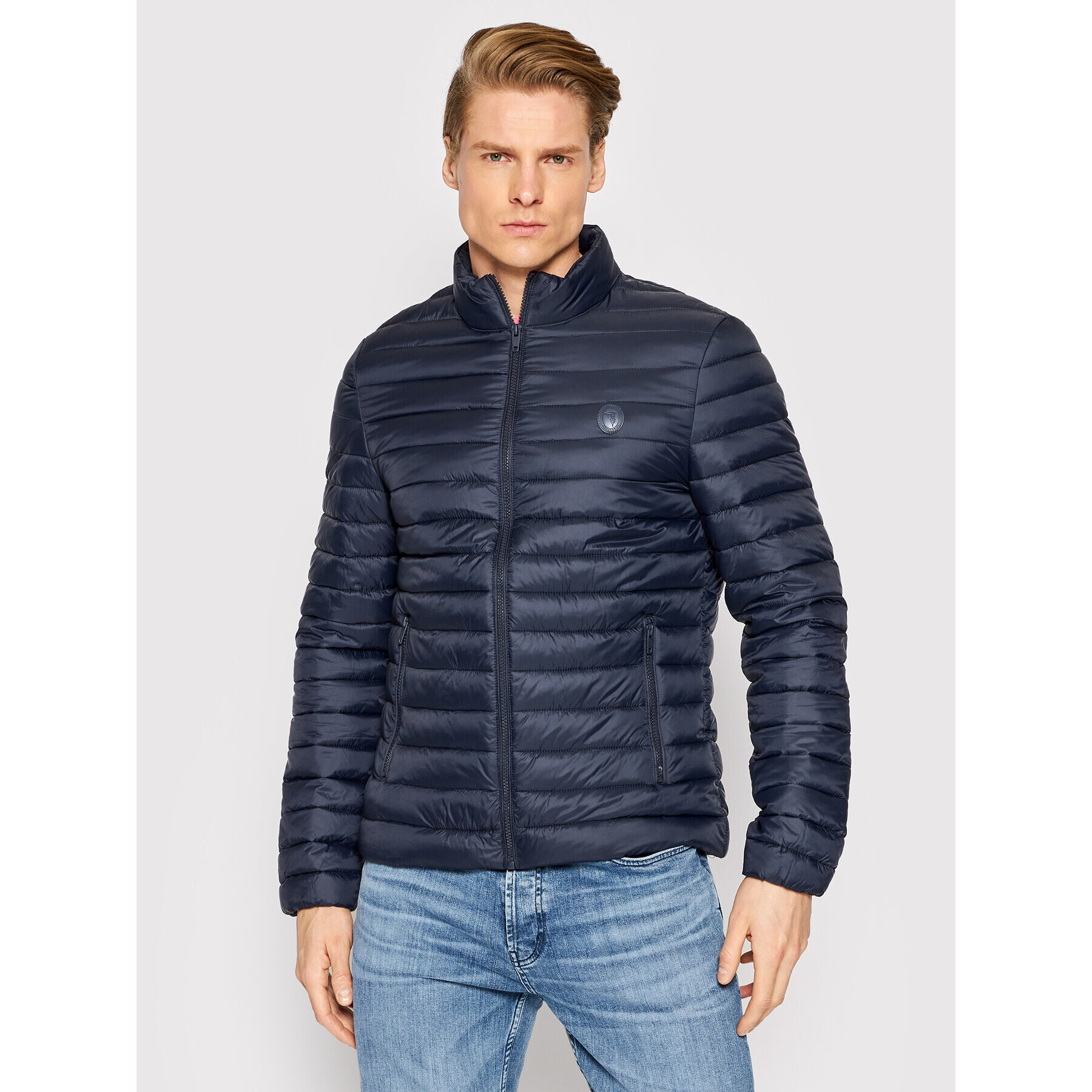 Trussardi Pehelykabát 52S00710 Sötétkék Regular Fit - Pepit.hu