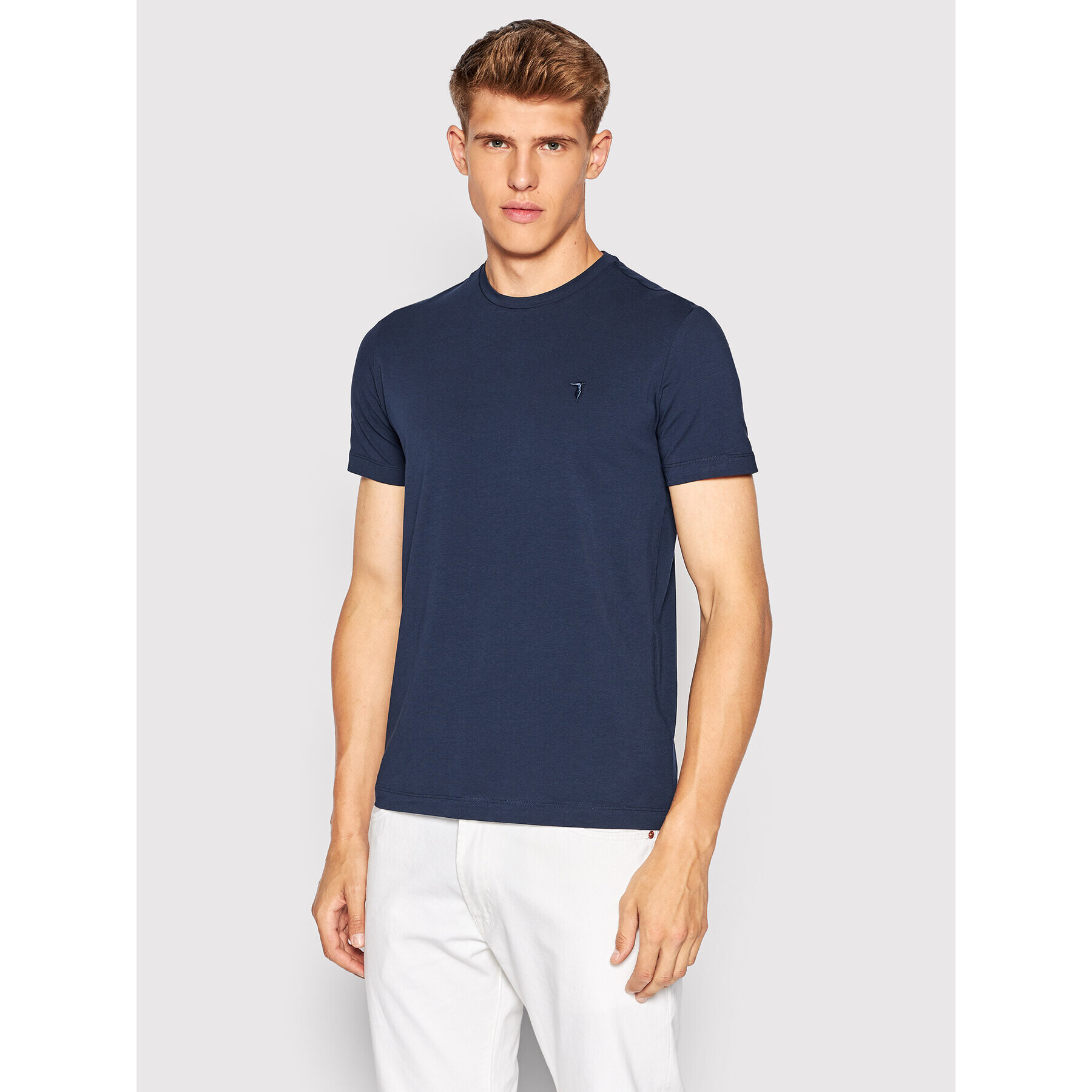 Trussardi Póló 52T00652 Sötétkék Slim Fit - Pepit.hu