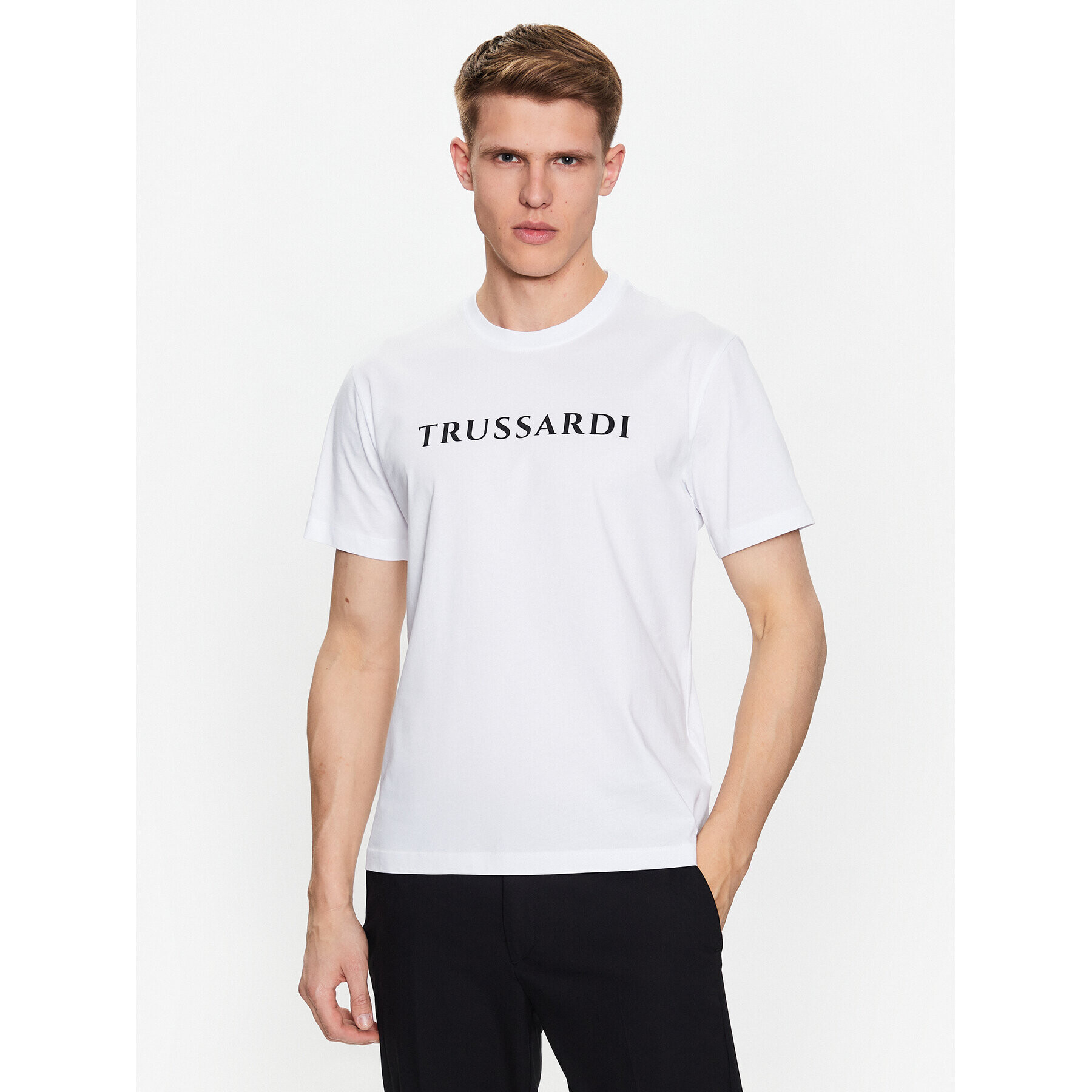 Trussardi Póló 52T00724 Fehér Regular Fit - Pepit.hu