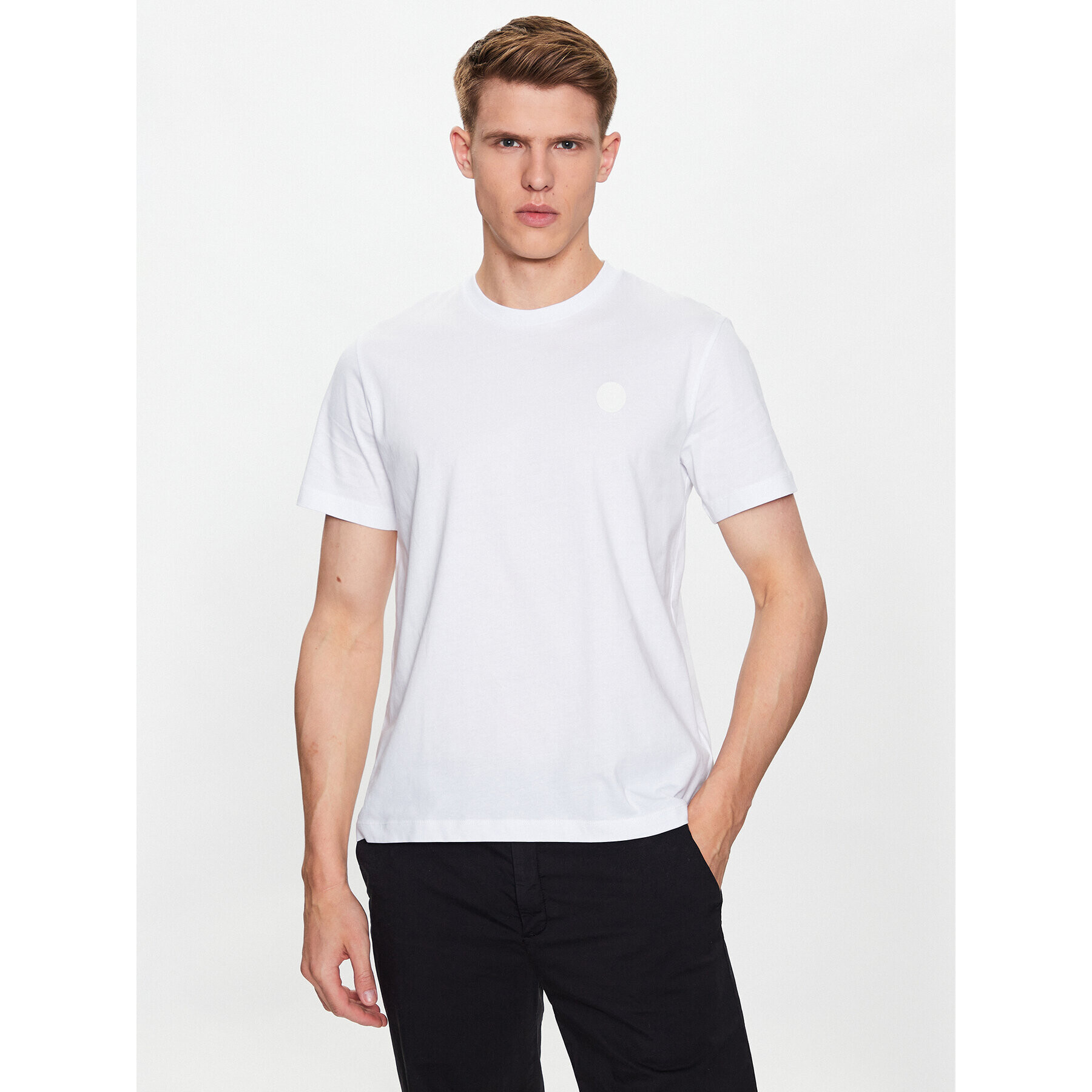 Trussardi Póló 52T00735 Fehér Regular Fit - Pepit.hu