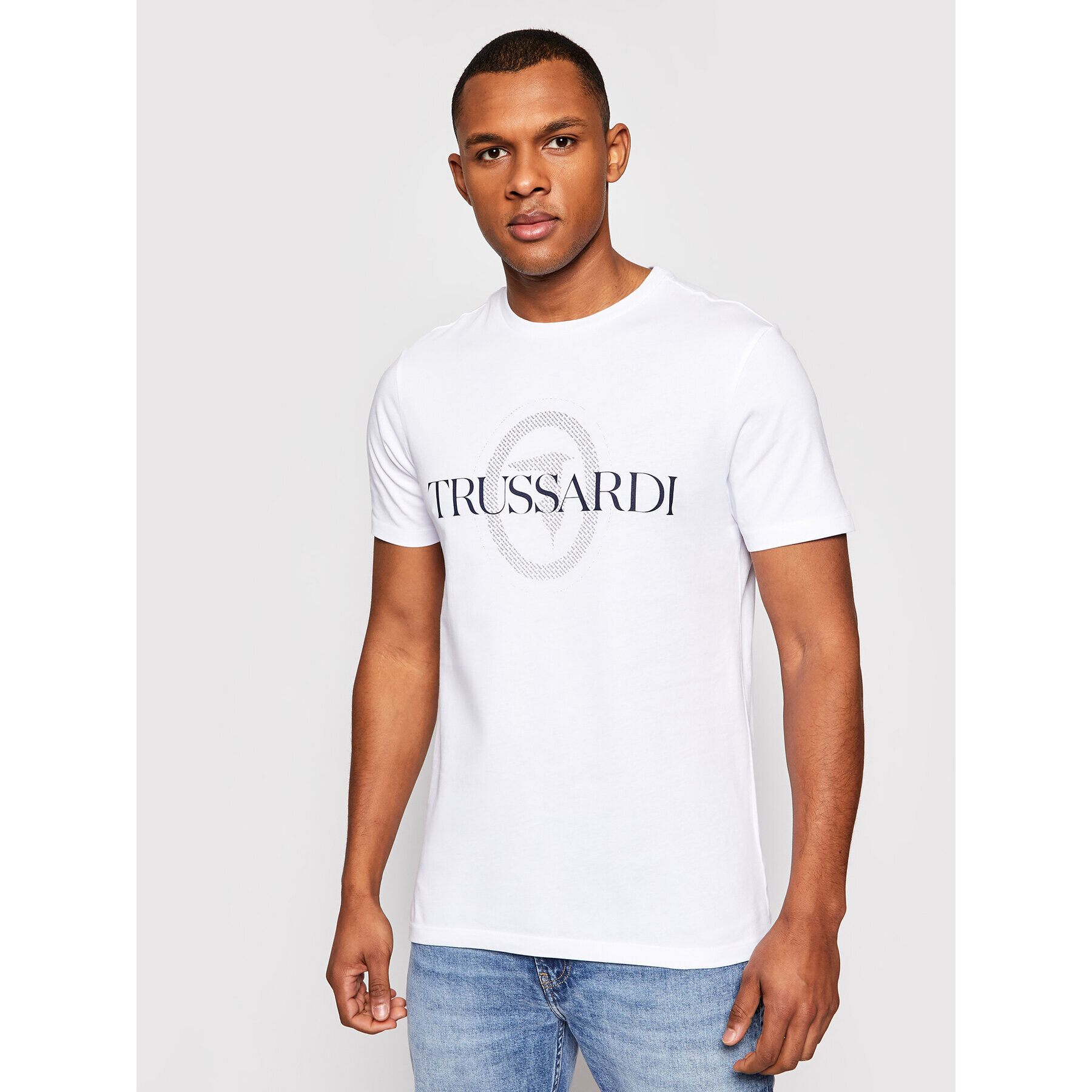 Trussardi Póló Pure 52T00507 Fehér Regular Fit - Pepit.hu