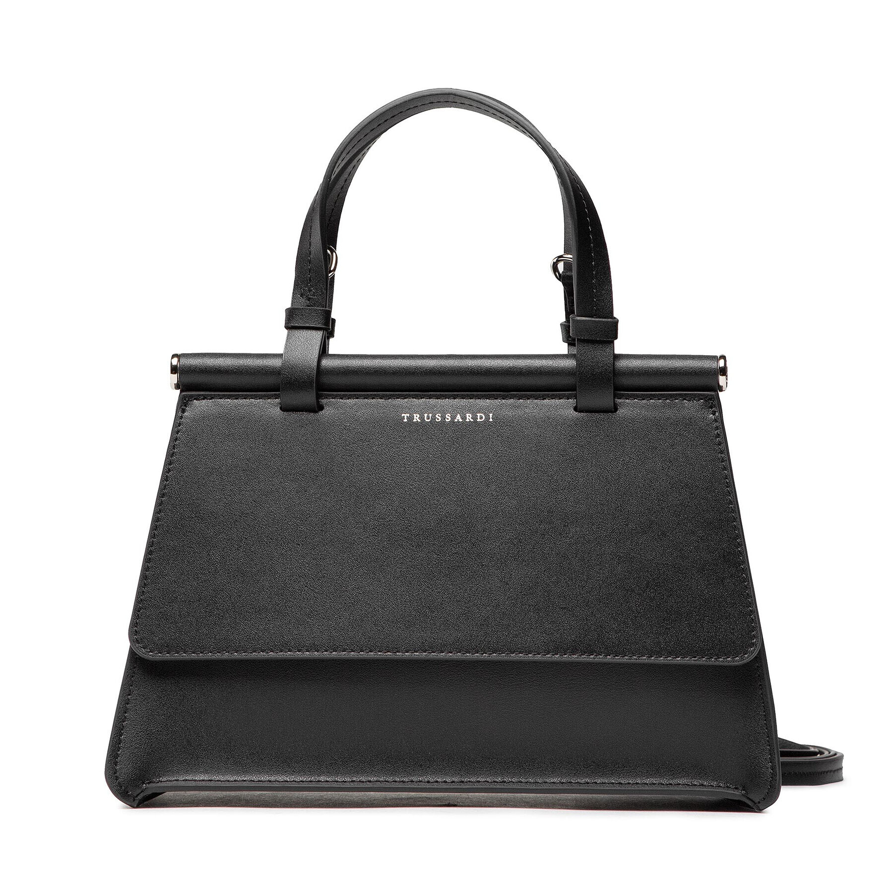 Trussardi Táska Arcas Top Handle 75B01398 Fekete - Pepit.hu