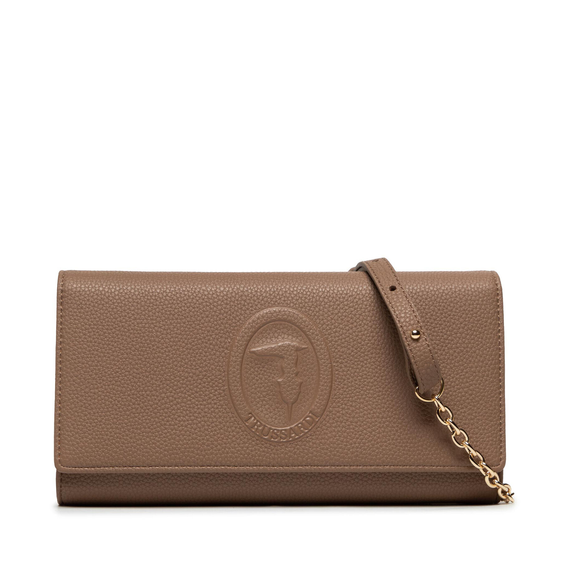 Trussardi Táska Iris Clutch Stampa Cervo 75B01292 9Y099998 Barna - Pepit.hu