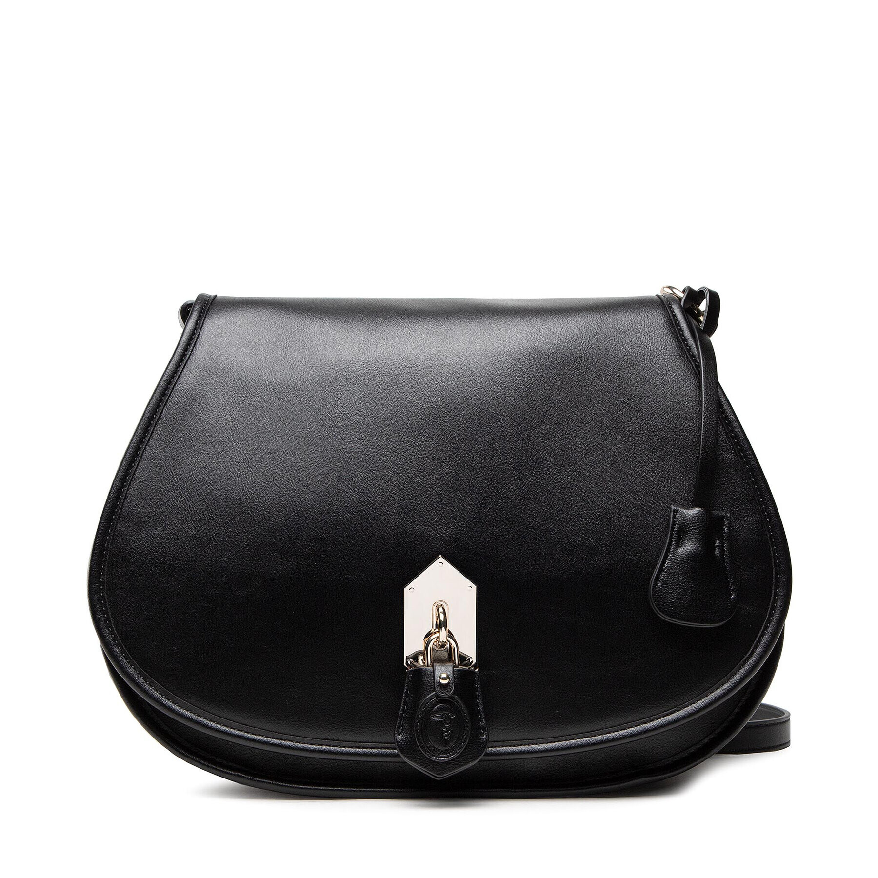 Trussardi Táska Peony Shoulder Md 75B01288 Fekete - Pepit.hu