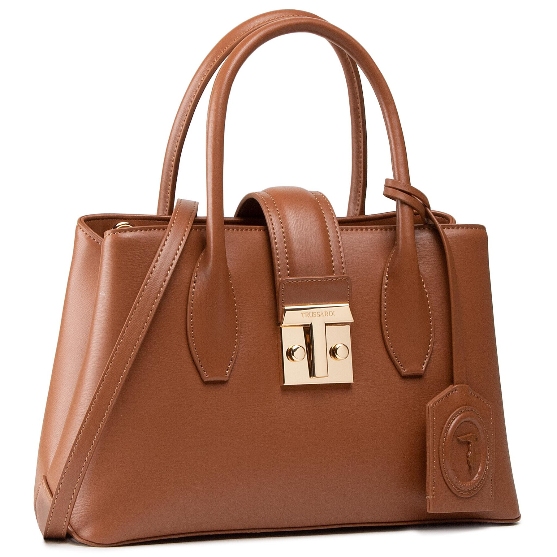 Trussardi Táska Pre Tulip Tote Sm 75B01090 Barna - Pepit.hu