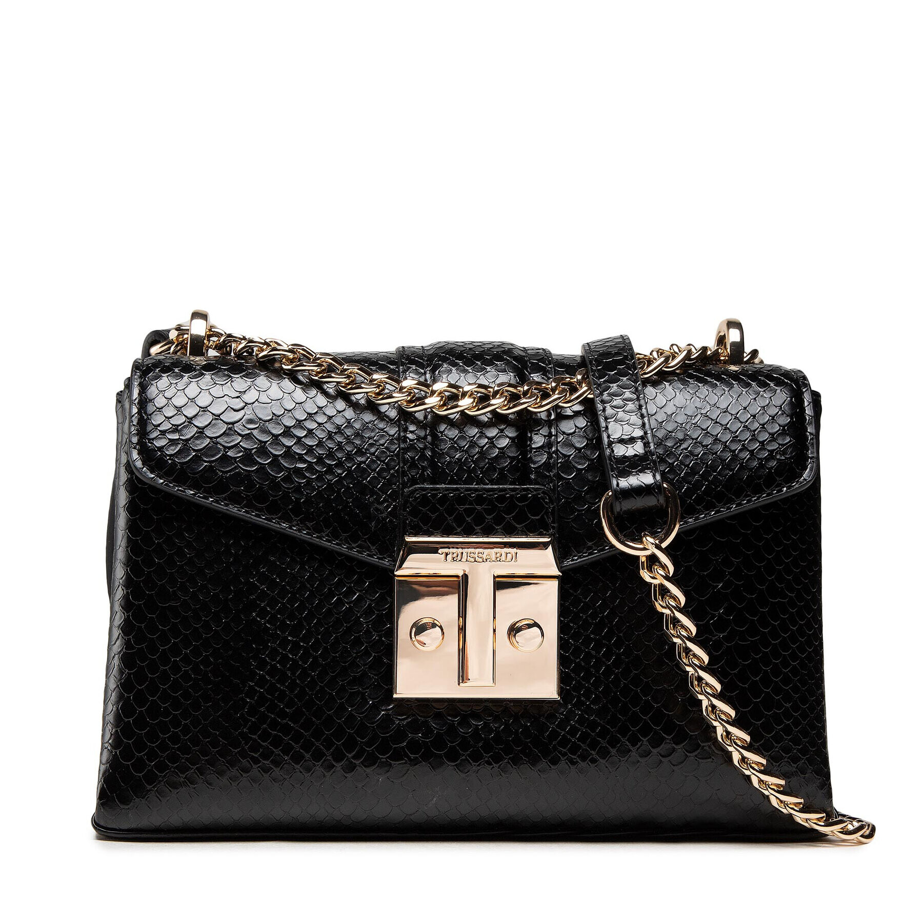 Trussardi Táska Tulip Flap 75B01110 Fekete - Pepit.hu