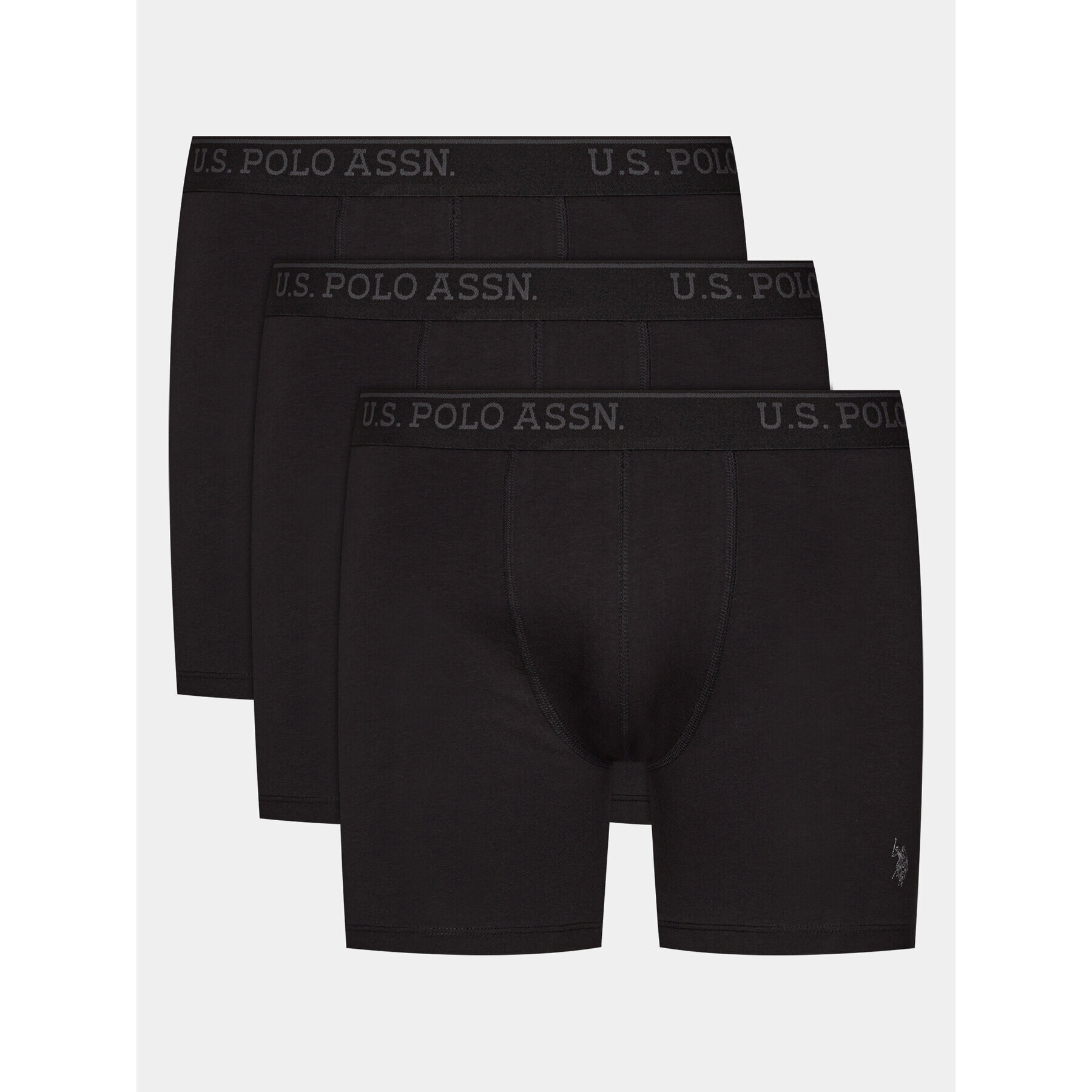 U.S. Polo Assn. 3 darab boxer 80454 Fekete - Pepit.hu