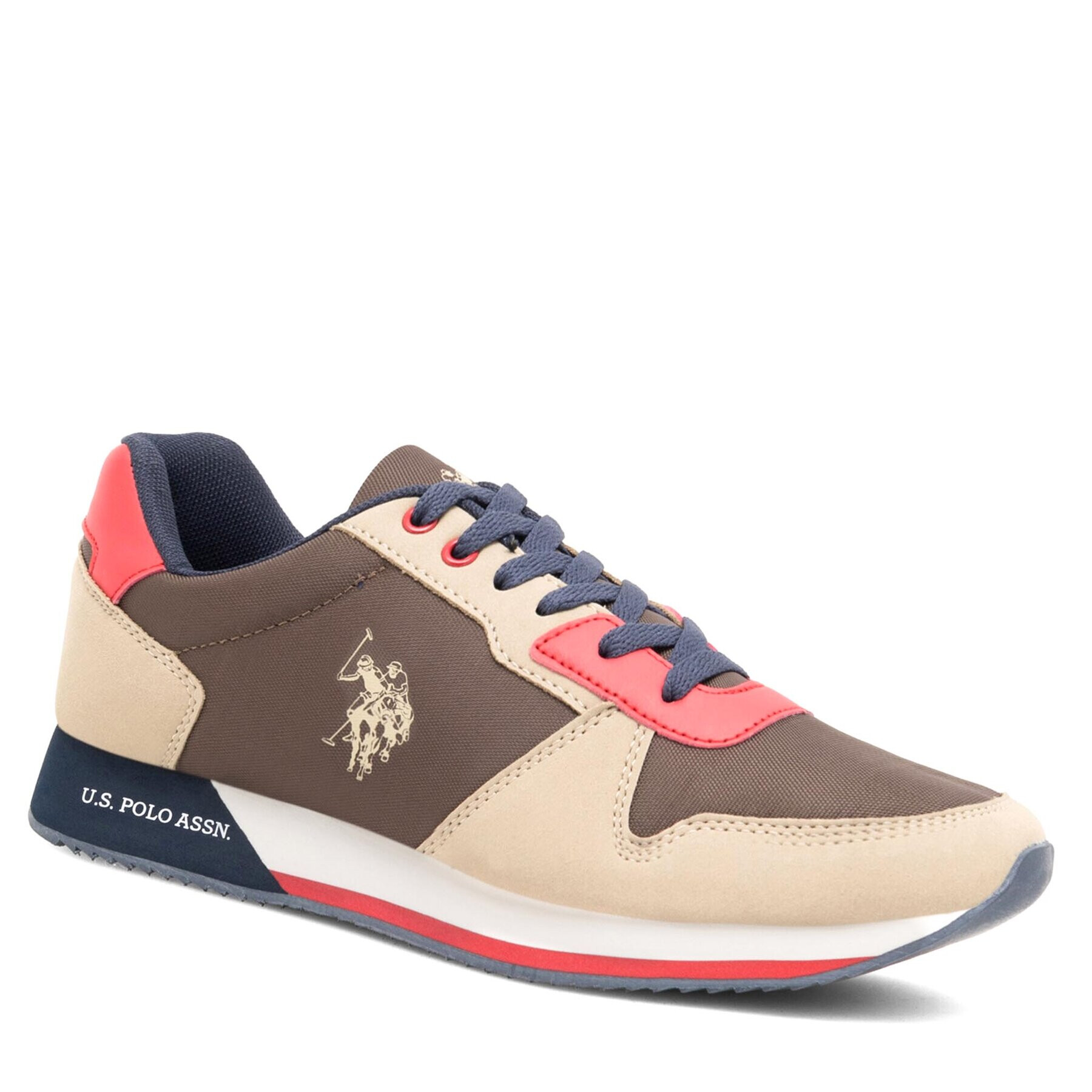 U.S. Polo Assn. Sportcipő NOBIL011M/CNH1 Khaki - Pepit.hu