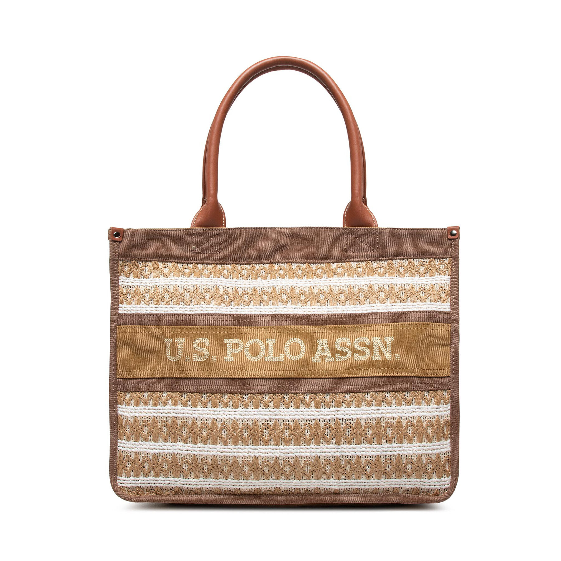 U.S. Polo Assn. Táska El Dorado Shopping Bag BEUDD5386WUP517 Barna - Pepit.hu