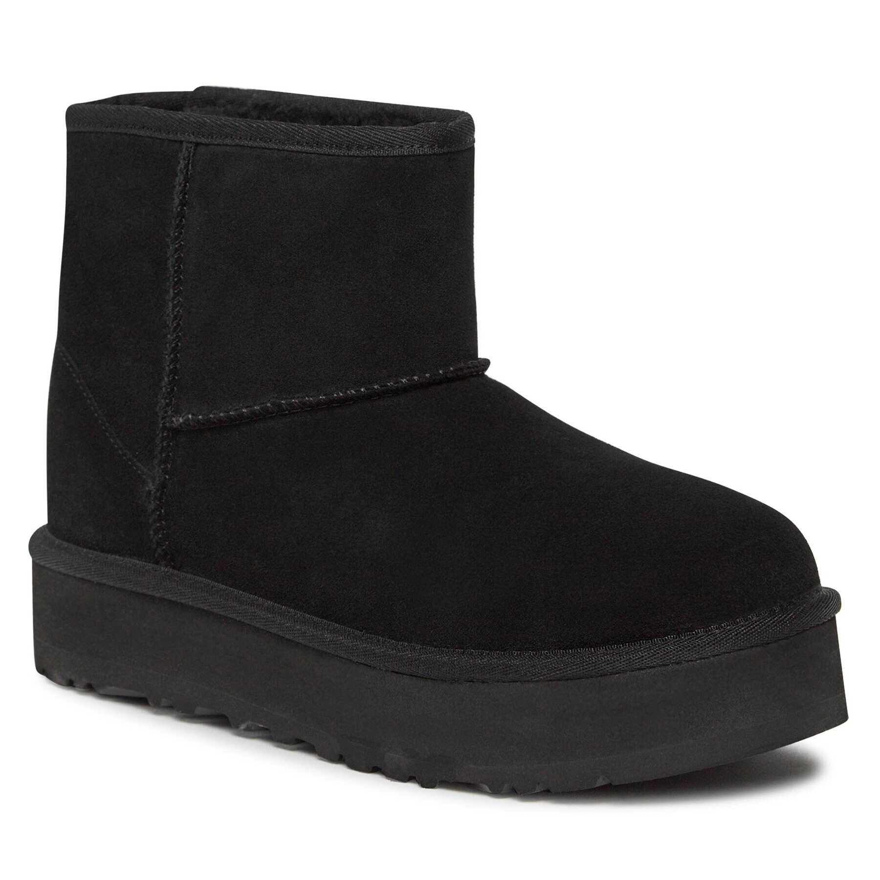 Ugg Cipő Kids' Classic Mini Platform 1143700K Fekete - Pepit.hu