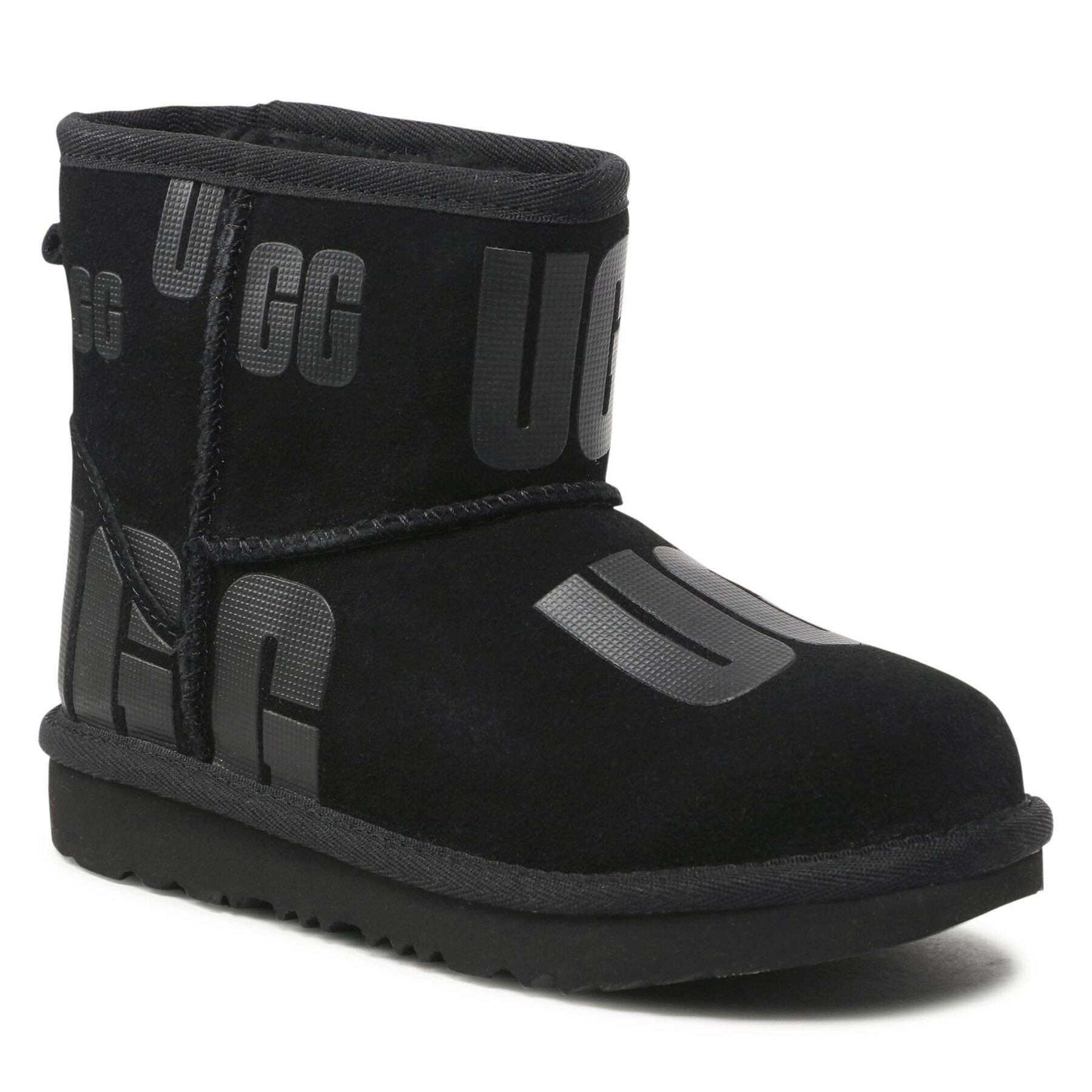 Ugg Cipő Kids' Classic Mini Scatter Graphic 1134952K Fekete - Pepit.hu