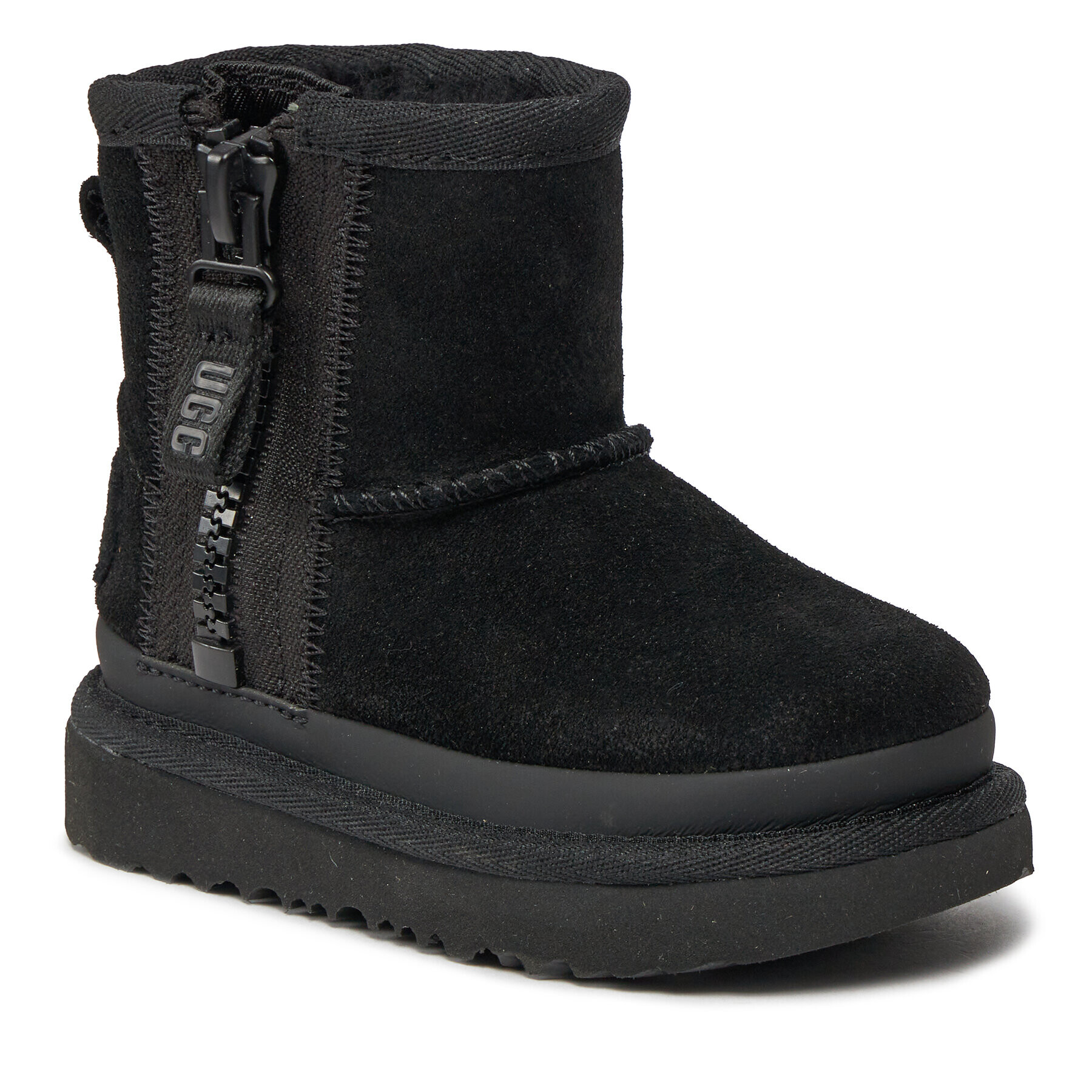 Ugg Cipő T Classic Mini Ziper Tape Logo 1143699T Fekete - Pepit.hu