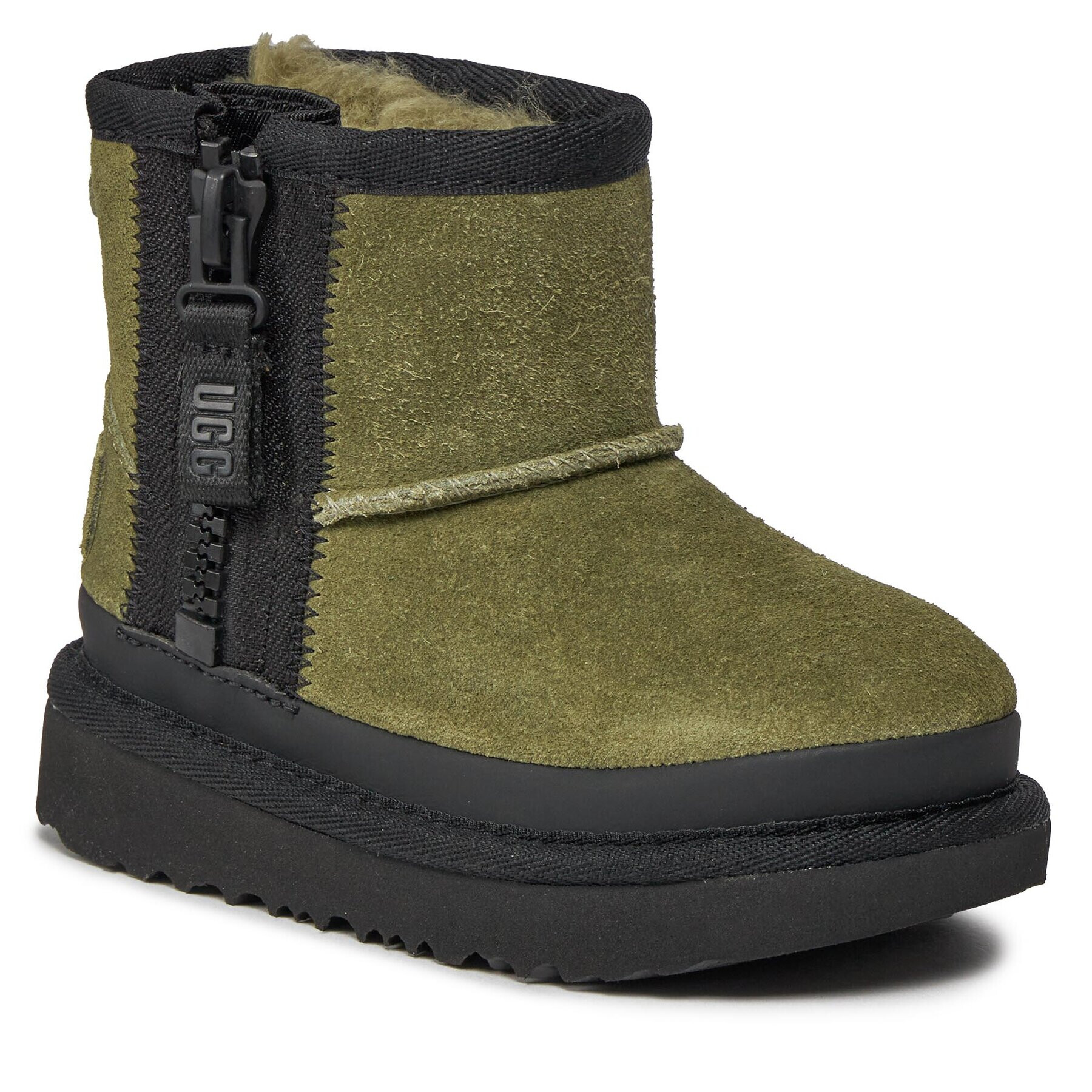 Ugg Cipő T Classic Mini Zipper Tape Logo 1143699T Khaki - Pepit.hu