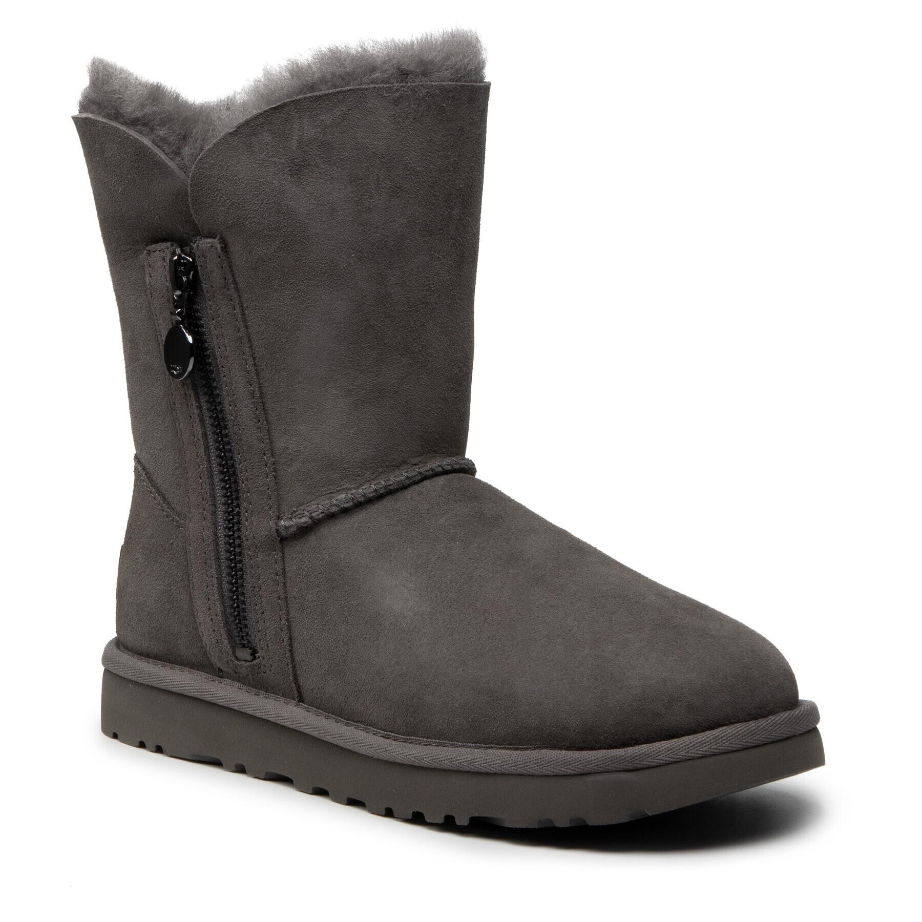 Ugg Cipő W Bailey Zip Short 1112480 Szürke - Pepit.hu