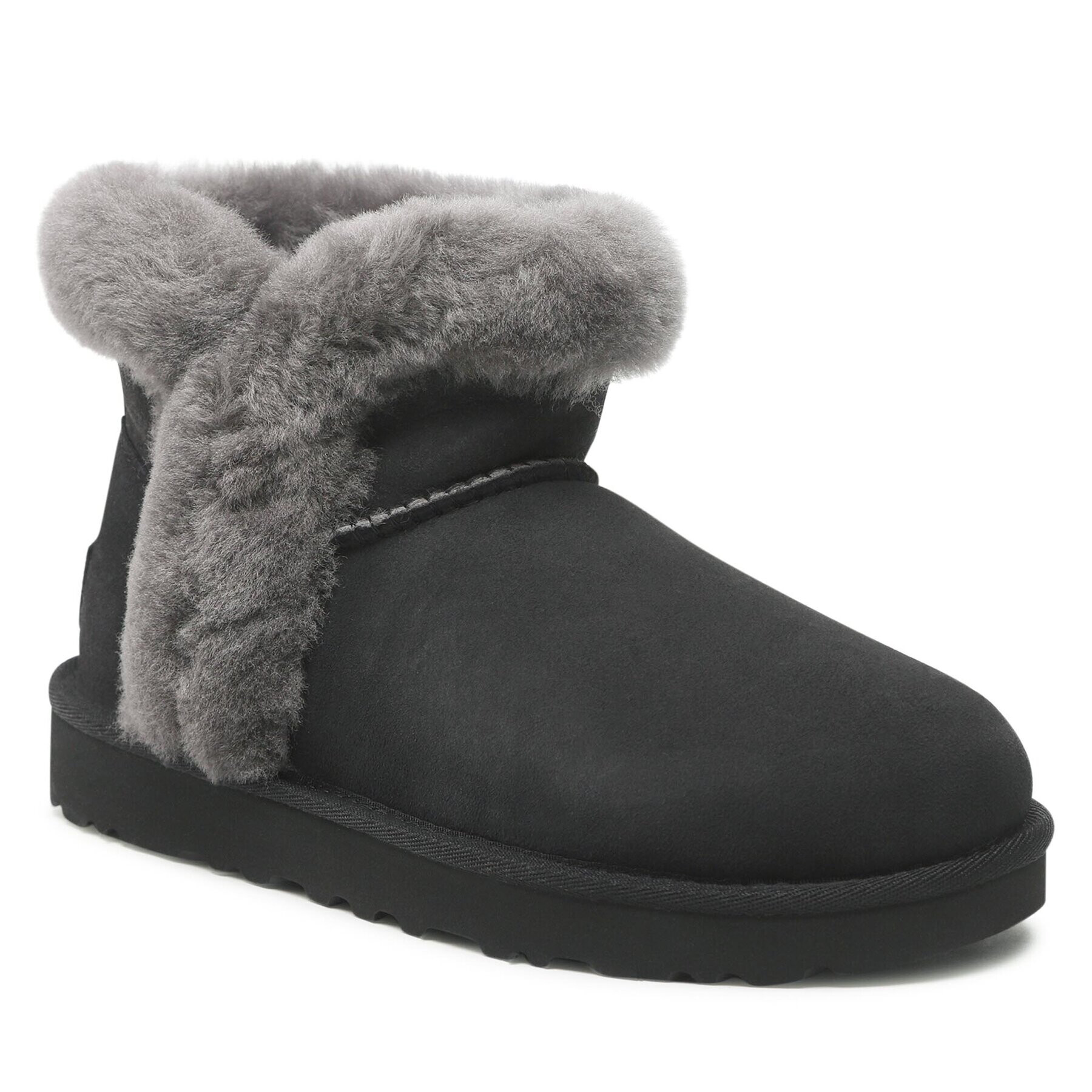 Ugg Cipő W Classic Mini Heritage Fluff 1130590 Fekete - Pepit.hu